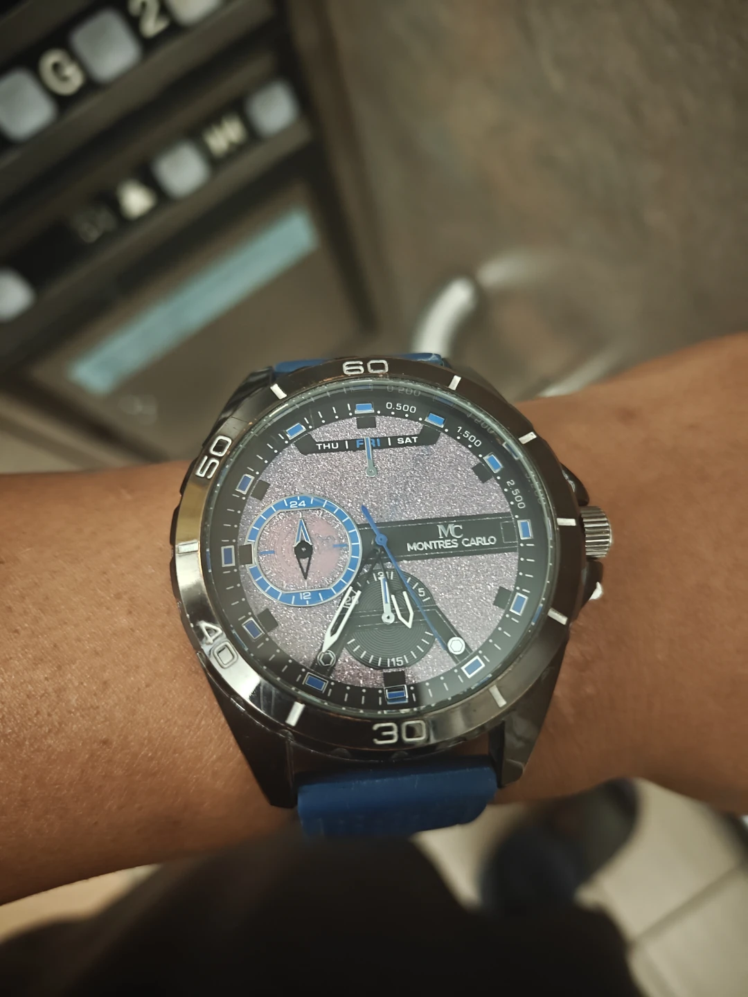 Montres Carlo Chronograph Watch