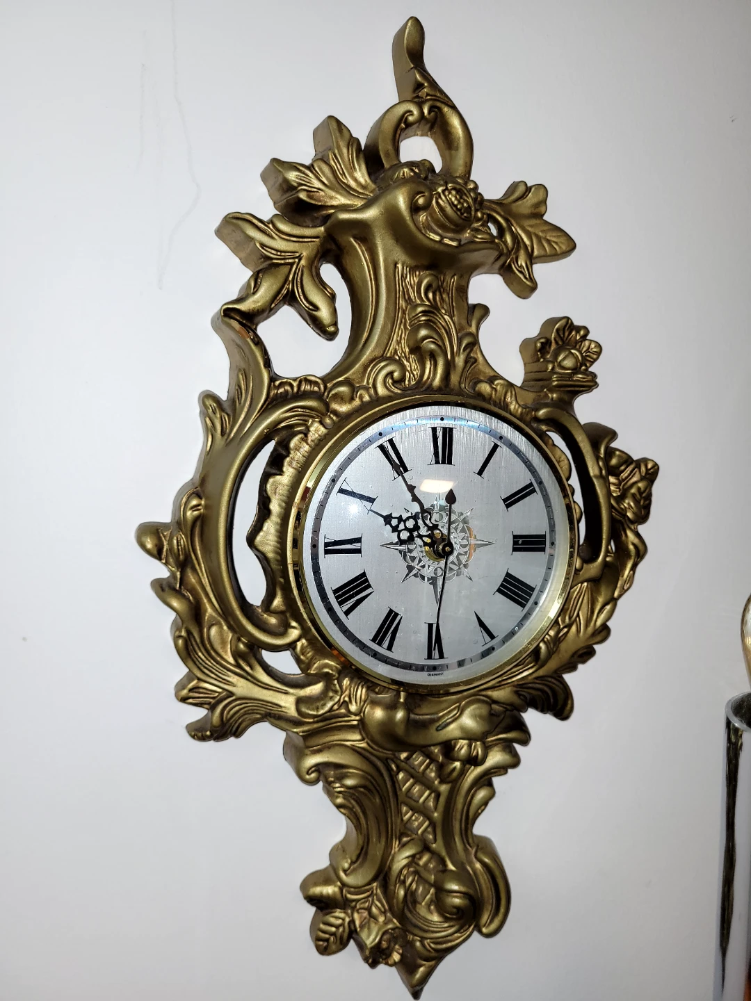 Ornate Gold Wall Clock