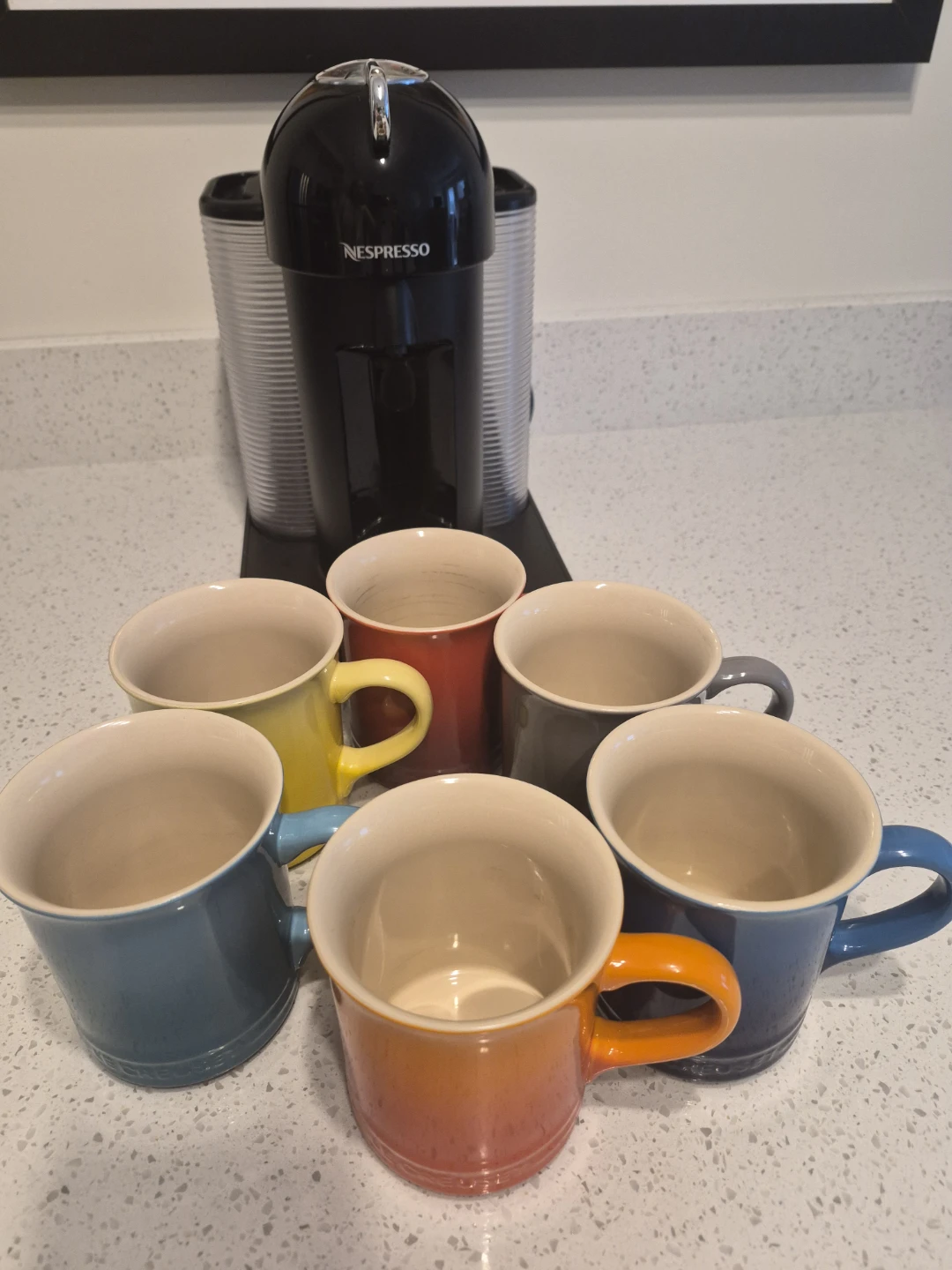 Breville Nespresso VertuoPlus Coffee Machine with 6 Le Creuset