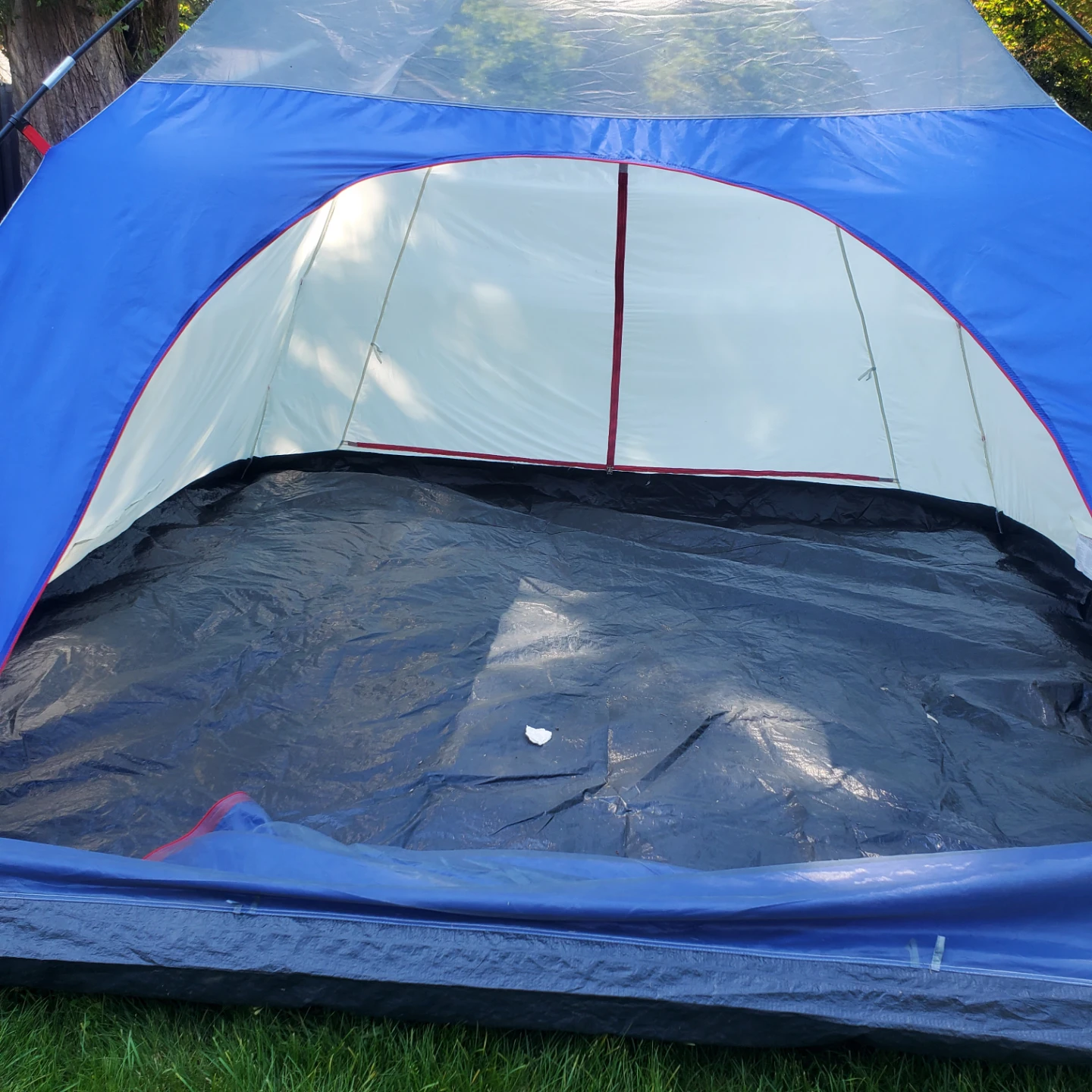 6 persn Blue and Grey Camping Tent