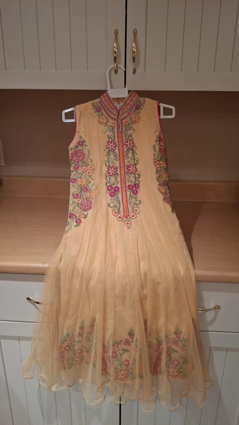 Girls' Embroidered Anarkali Dresses (Set of 4) - photo 4
