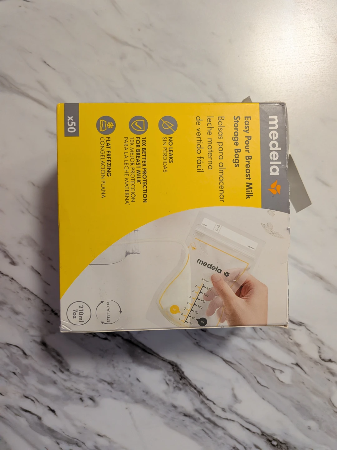 Medela Easy Pour Breast Milk Storage Bags - 45 Count