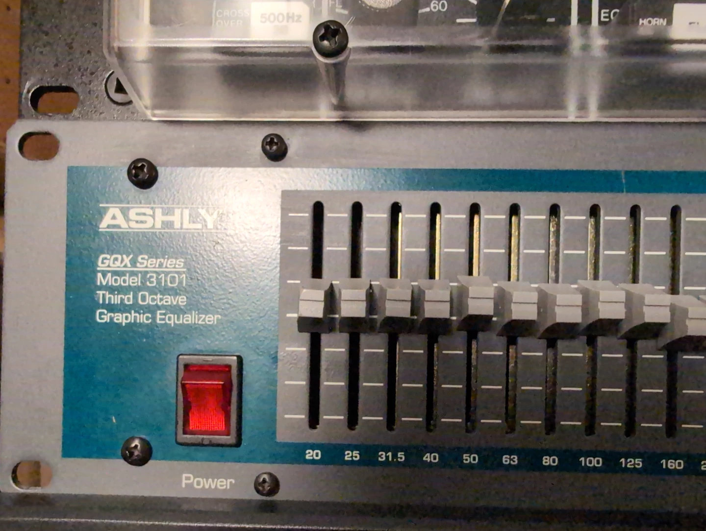 Ashly GQx Series Model 3101 Third Octave Graphic Equalizer