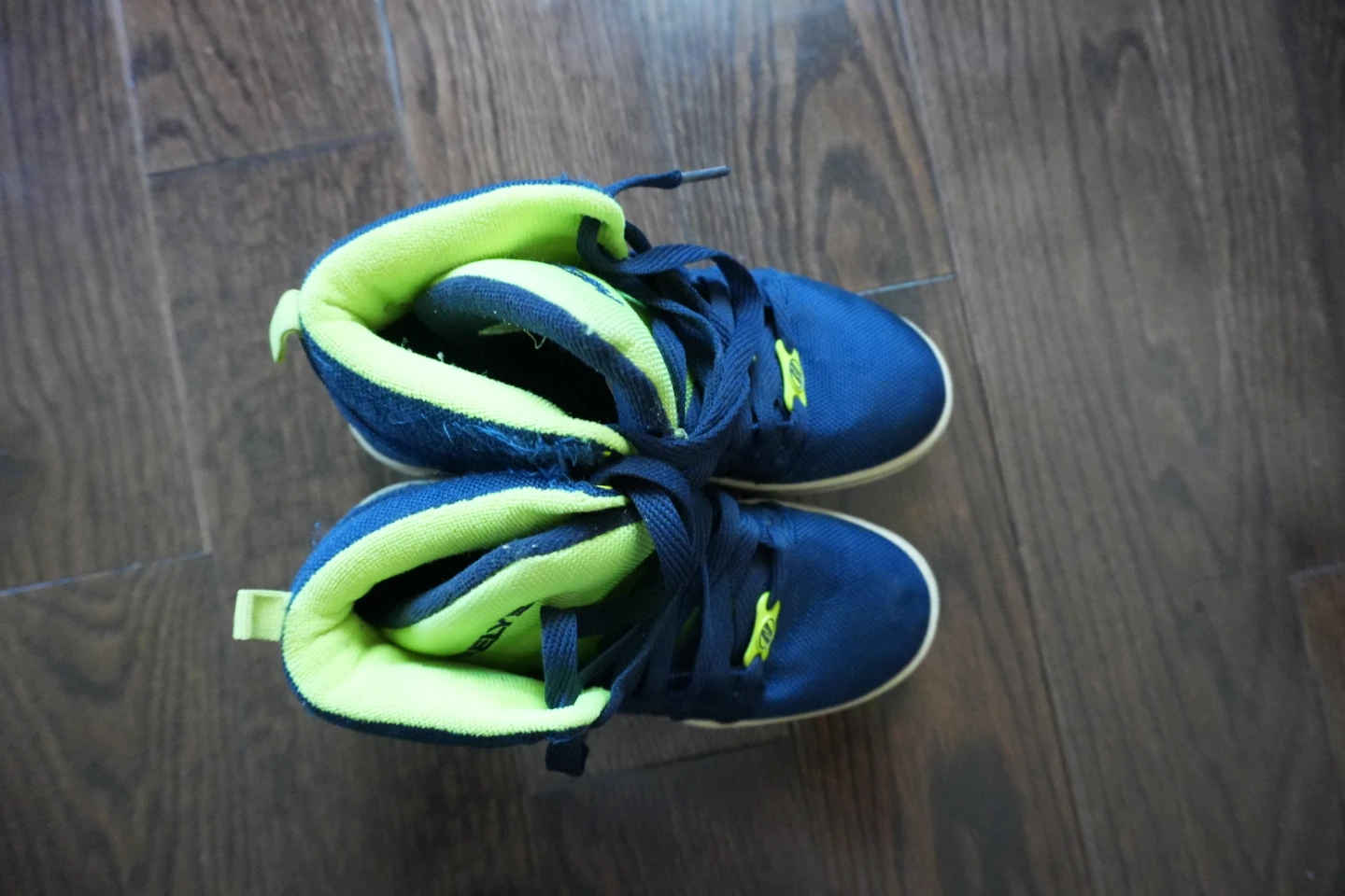 Heelys Boys' Blue and Neon Yellow Roller Shoes - photo 2