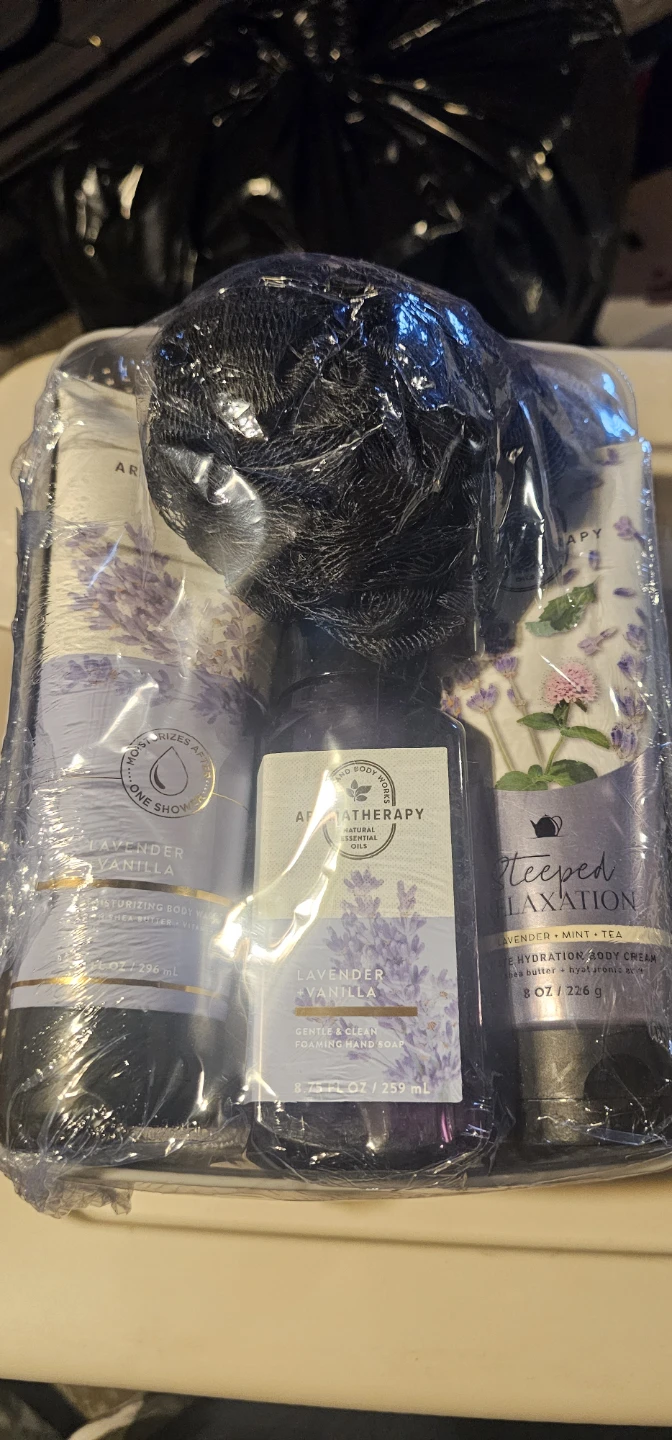 Bath & Body Works Lavender Vanilla Aromatherapy Set