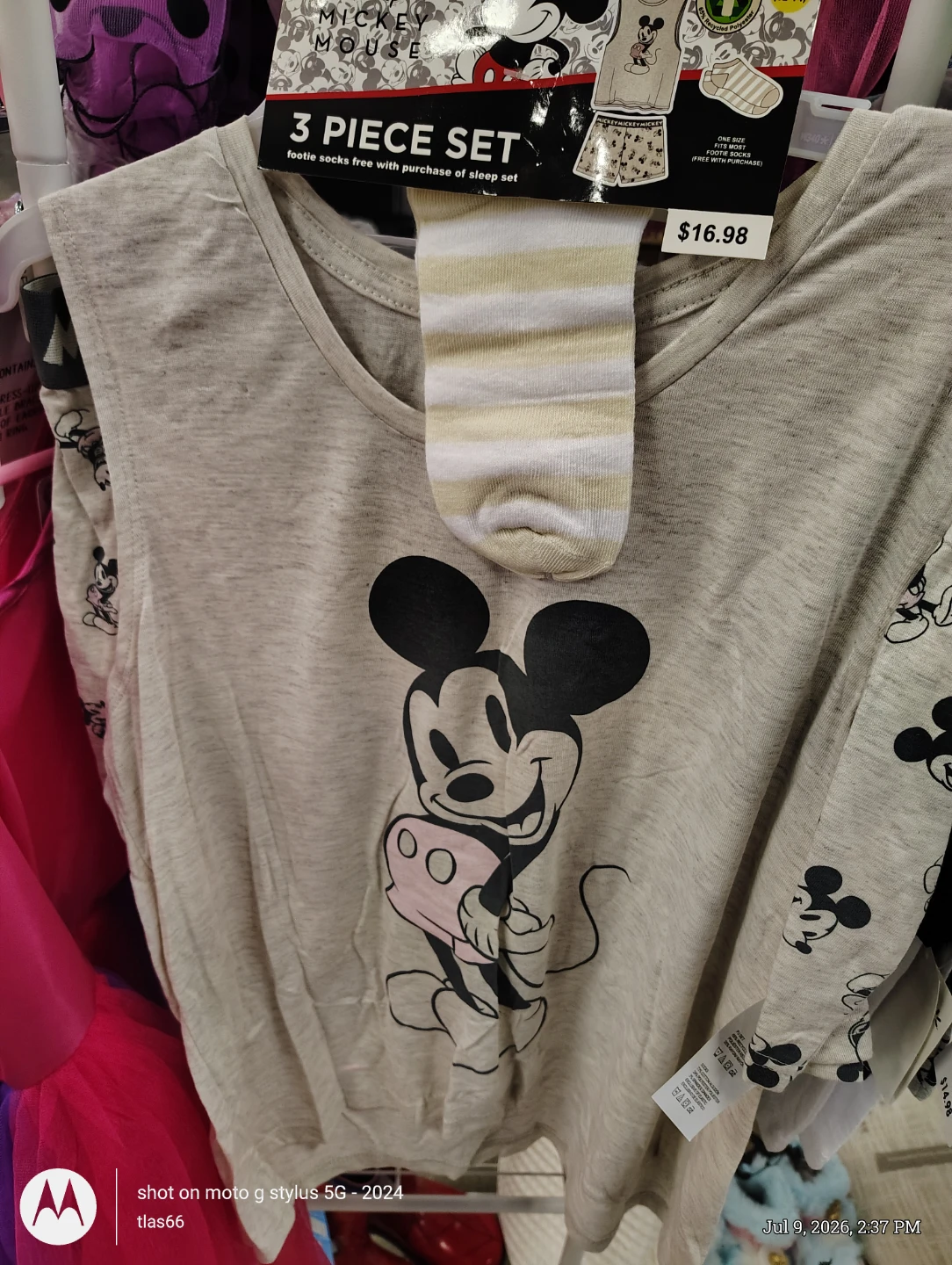 Disney Mickey Mouse 3-Piece Pajama Set