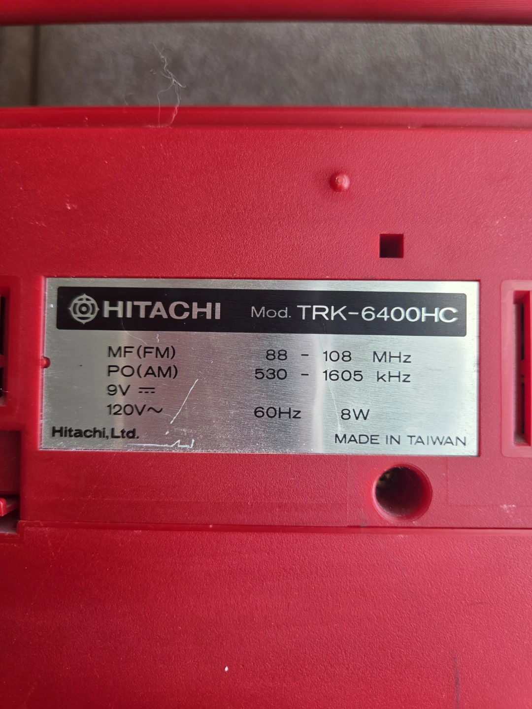 Vintage Hitachi Stereo Sound Boombox TRK-6400HC - photo 3