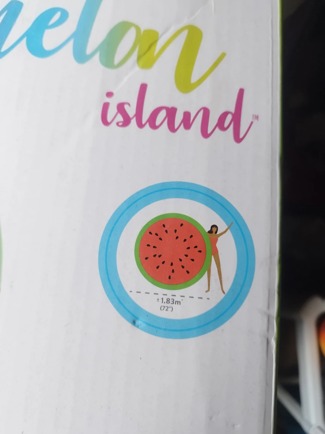 Intex Sand & Summer Watermelon Island Pool Float - photo 2