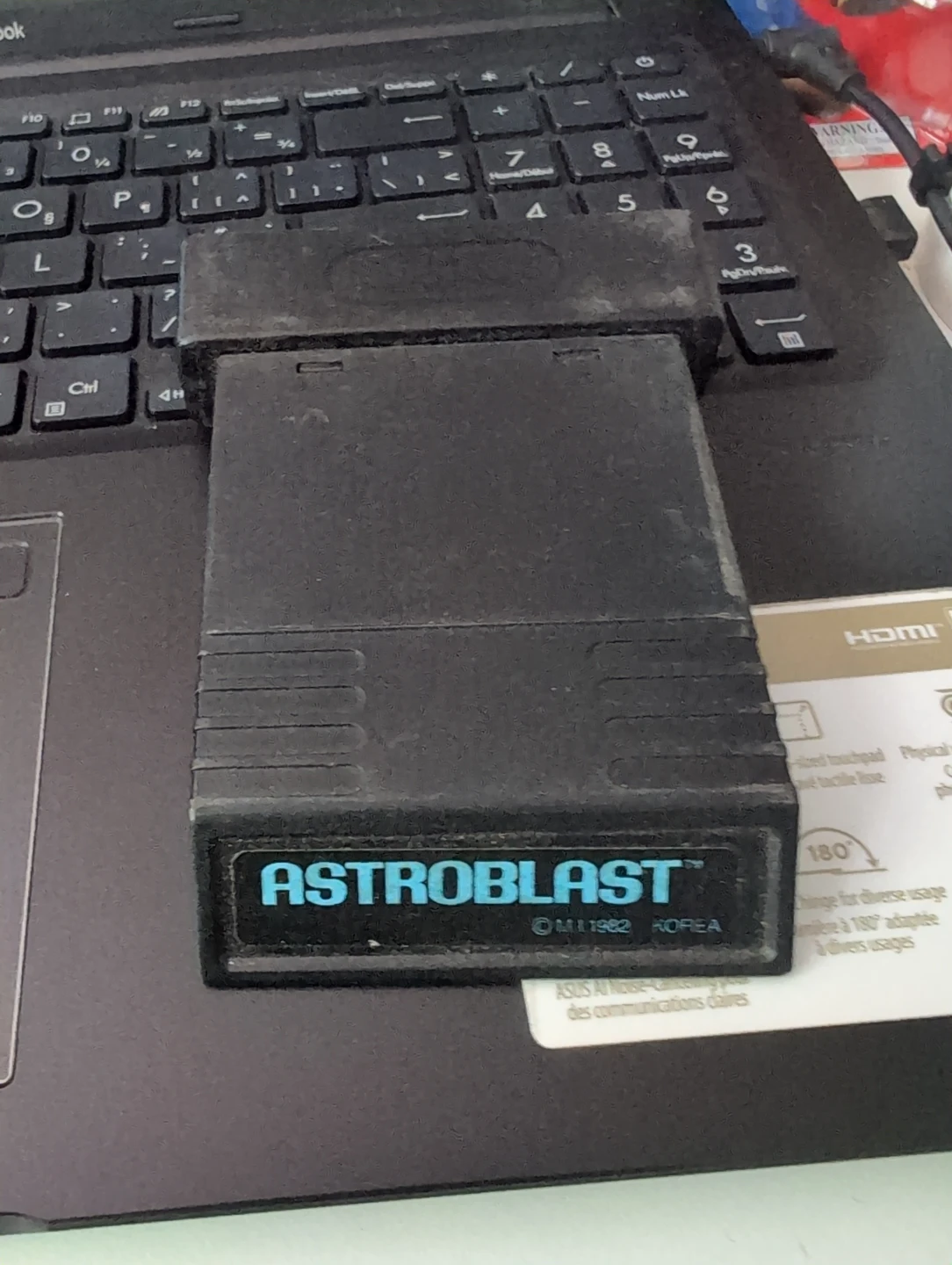 ASTROBLAST Game Cartridge (1982)