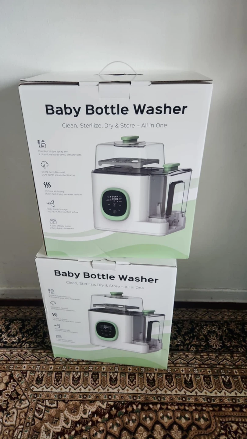 Baby Bottle Washer - Clean, Sterilize, Dry & Store