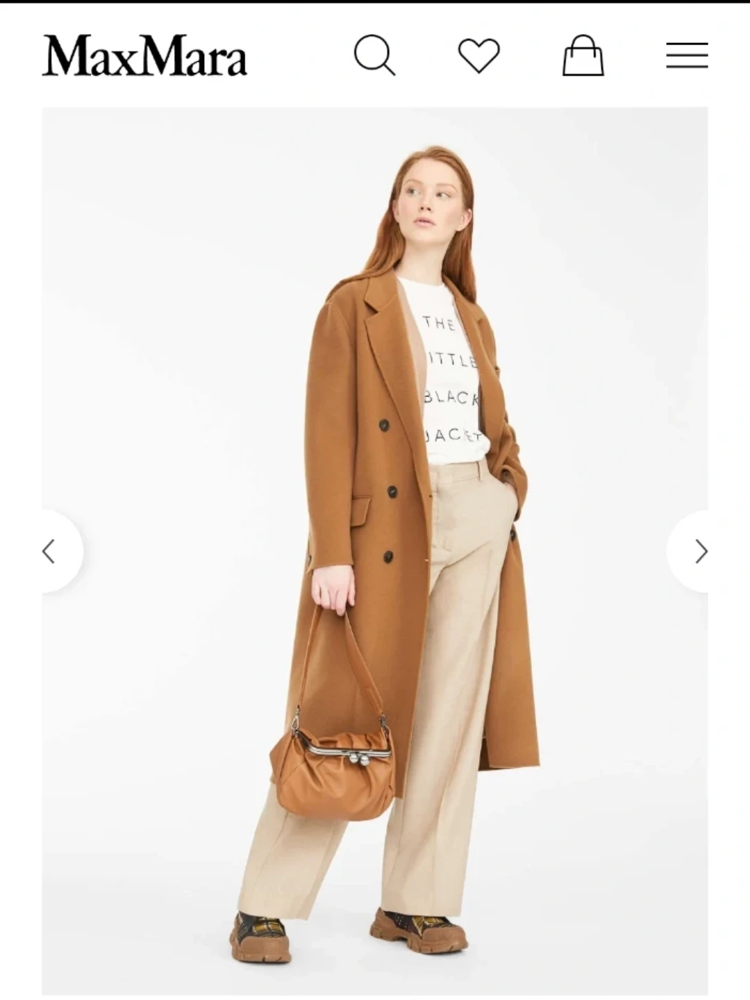 Max Mara Camel Wool Coat