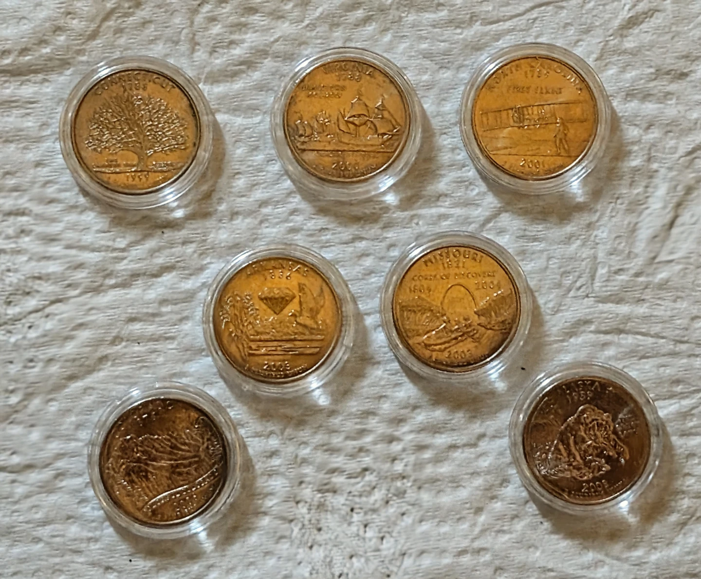 Lot of 12 U.S. Presidential and State Quarters - photo 4