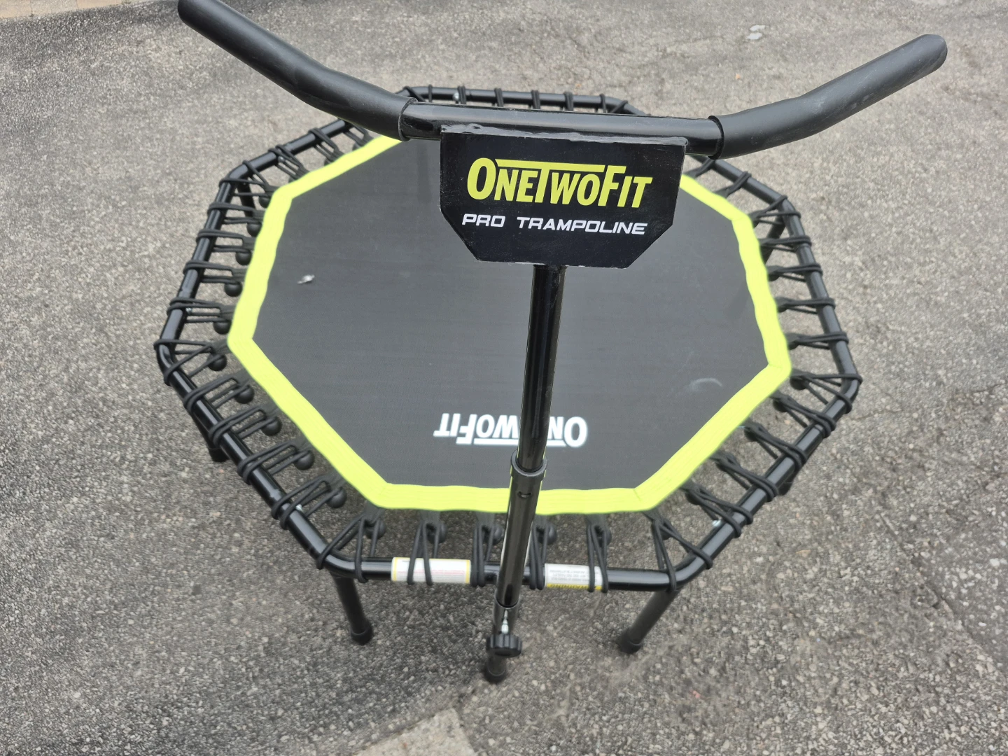 OneTwoFit Pro Trampoline with Handle