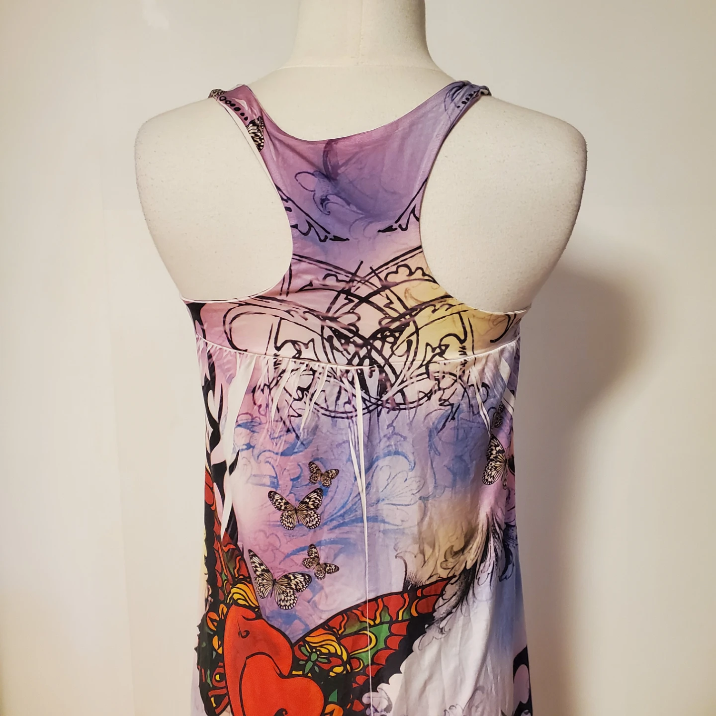 Women's Butterfly Print Tank Dress - photo 4
