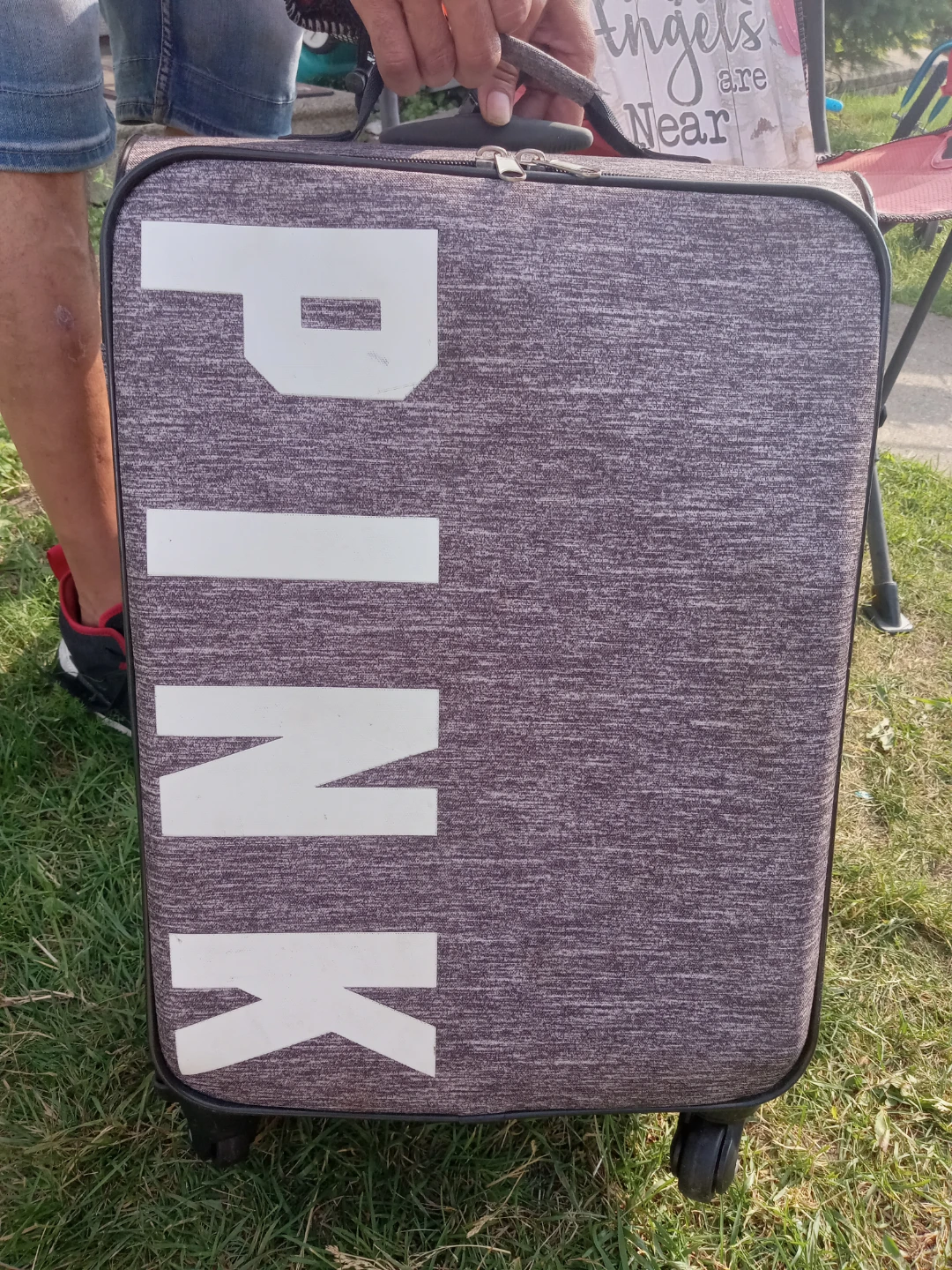 PINK Rolling Suitcase