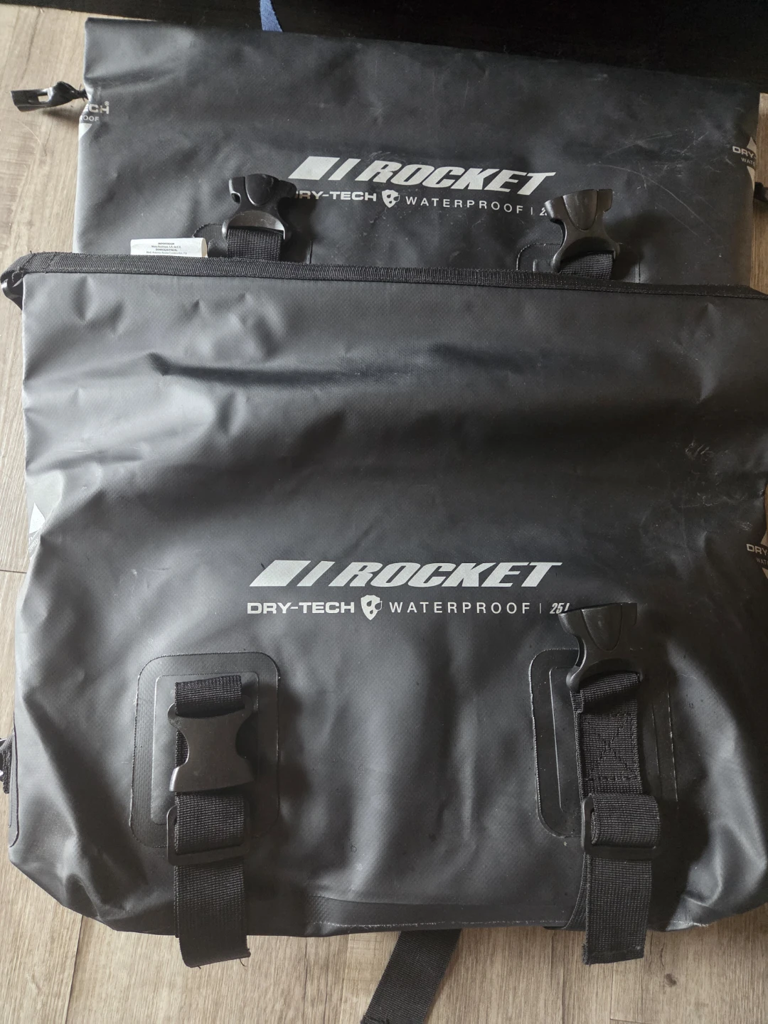 2 Motorcycle soft side saddle bags