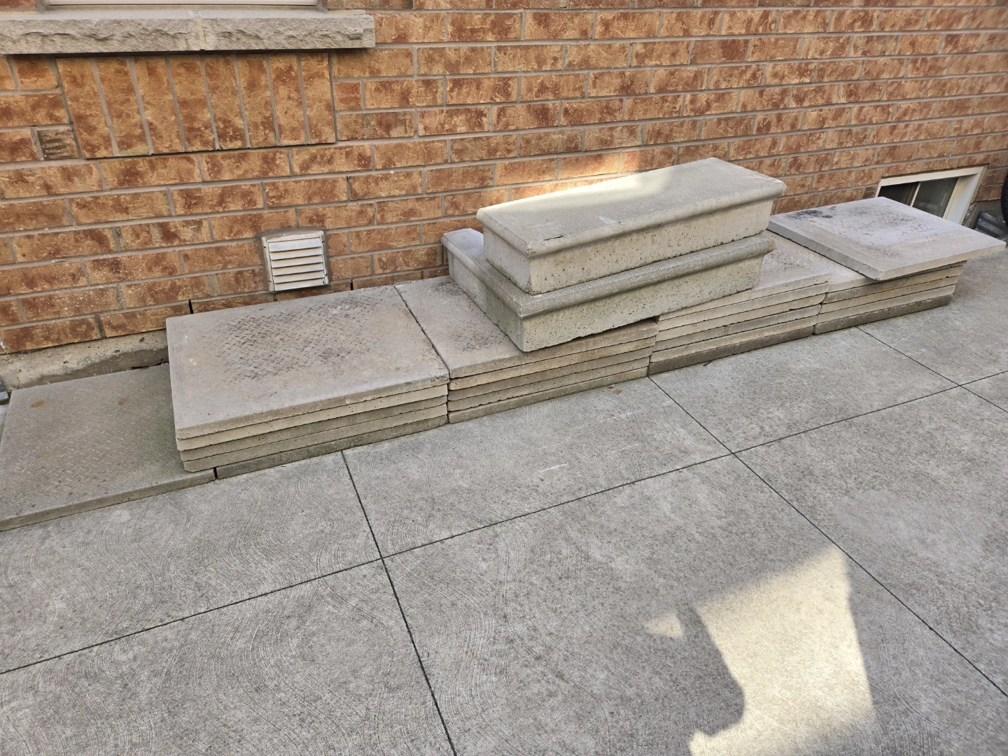 Concrete Pavers and Step Treads