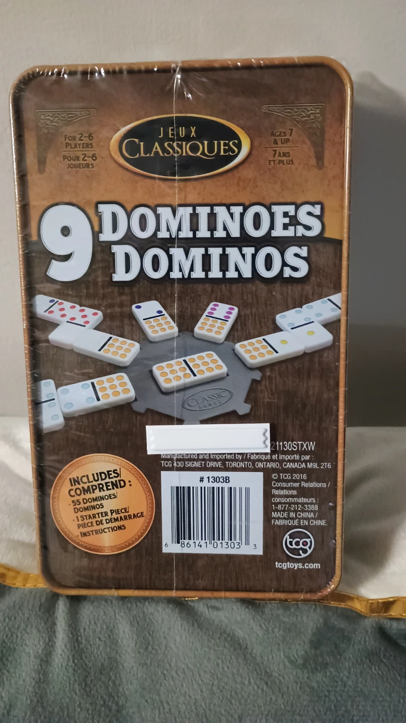Classic Games 9 Dominoes Set - photo 2