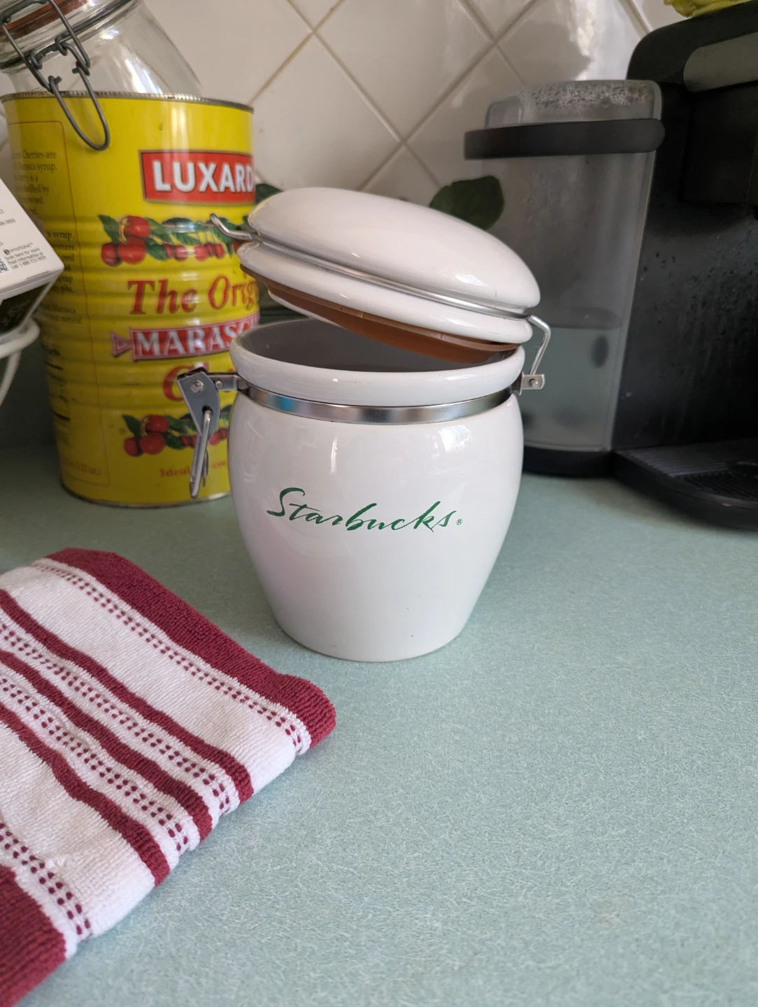 Starbucks Ceramic Canister with Lid