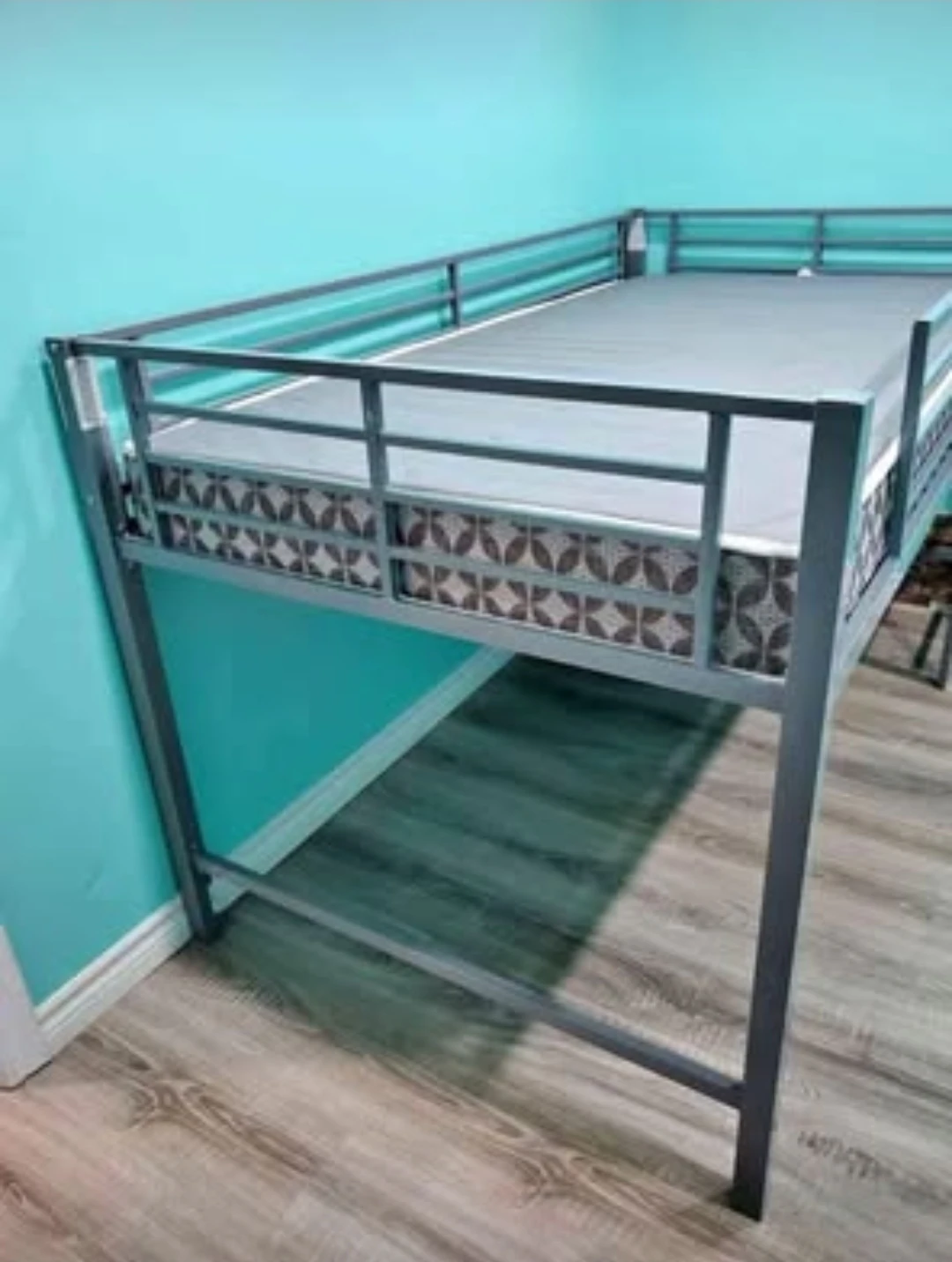 Loft Bed Frame with Slide - photo 2