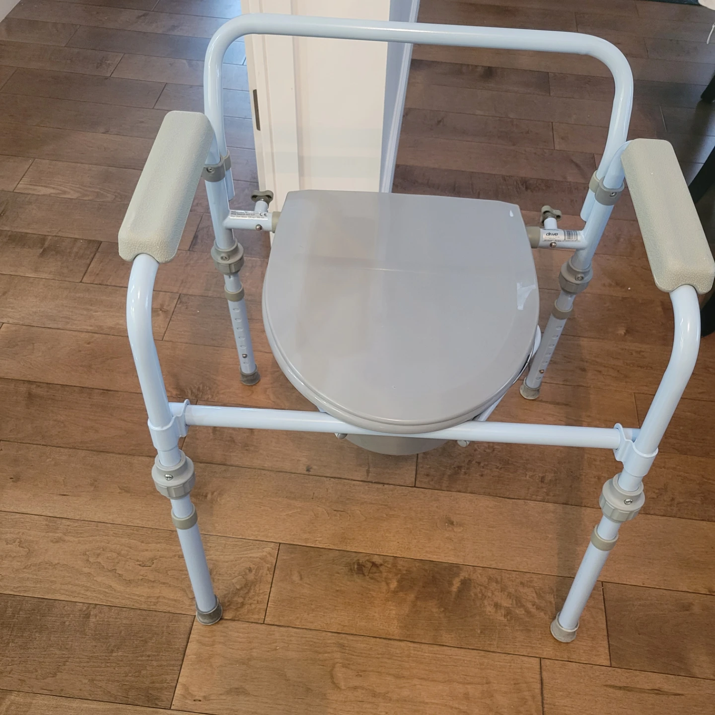 Drive Medical Folding Steel  Commode