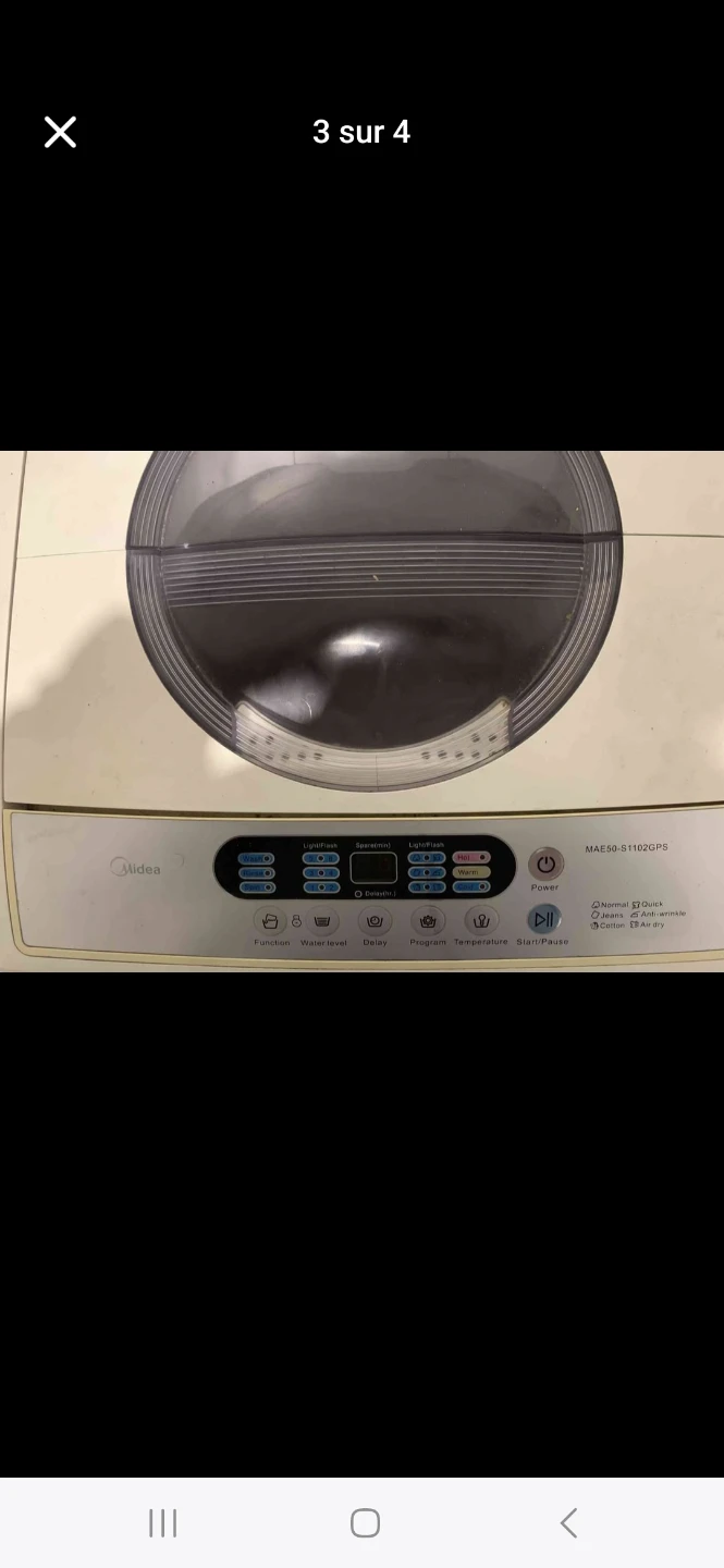Laveuse sécheuse Midea MAE50-S1102GPS