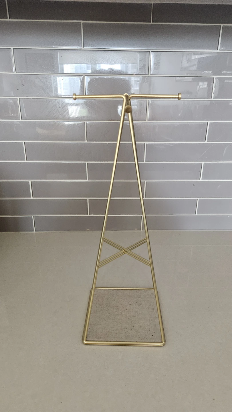 Gold Metal Jewellery Stand with Base - photo 2