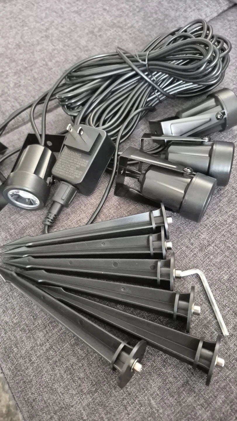 6-Light Outdoor Landscape Spotlights, 3000K Warm White - photo 5