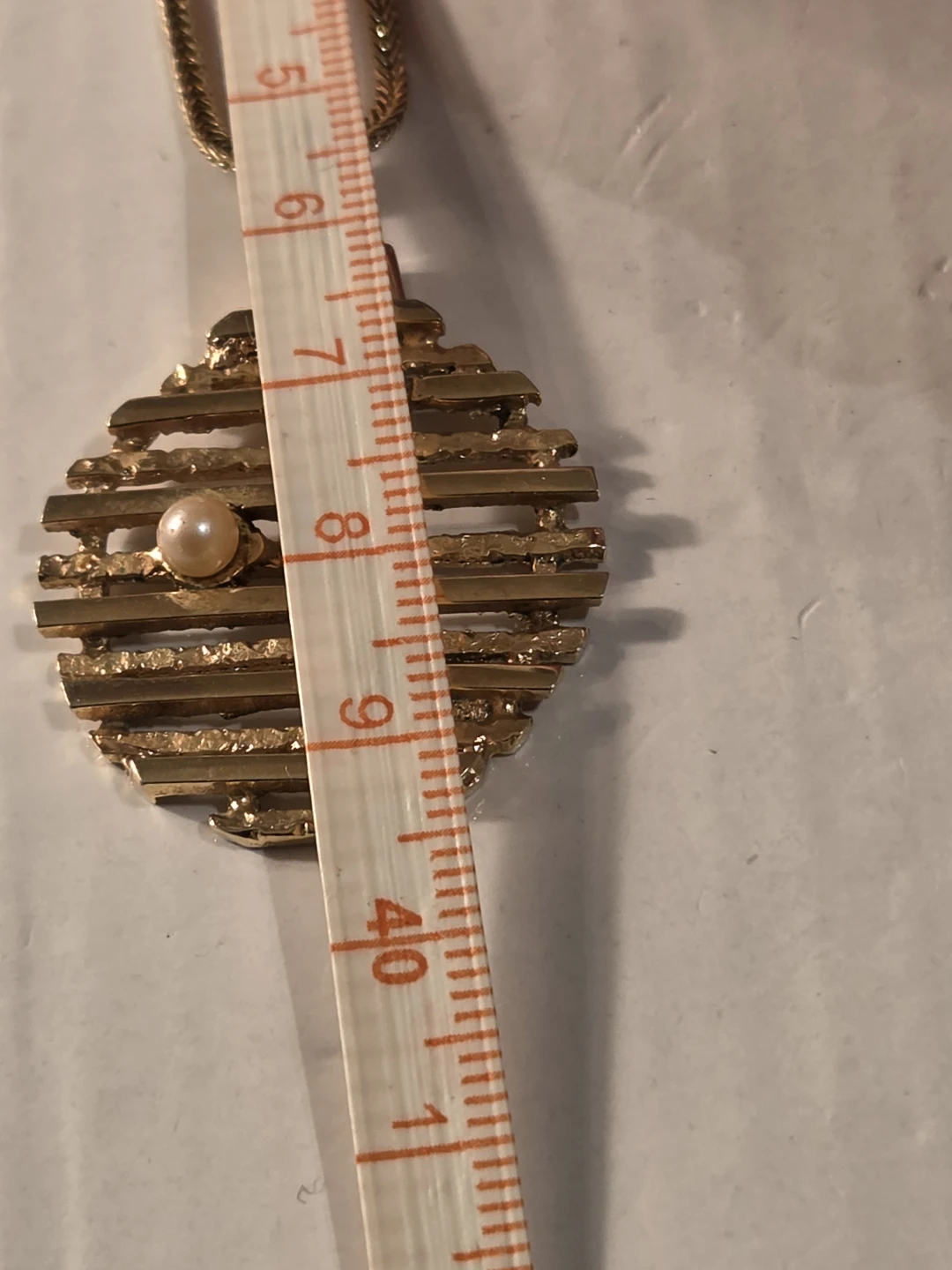 24 k gold triple plate pendant necklace - photo 3