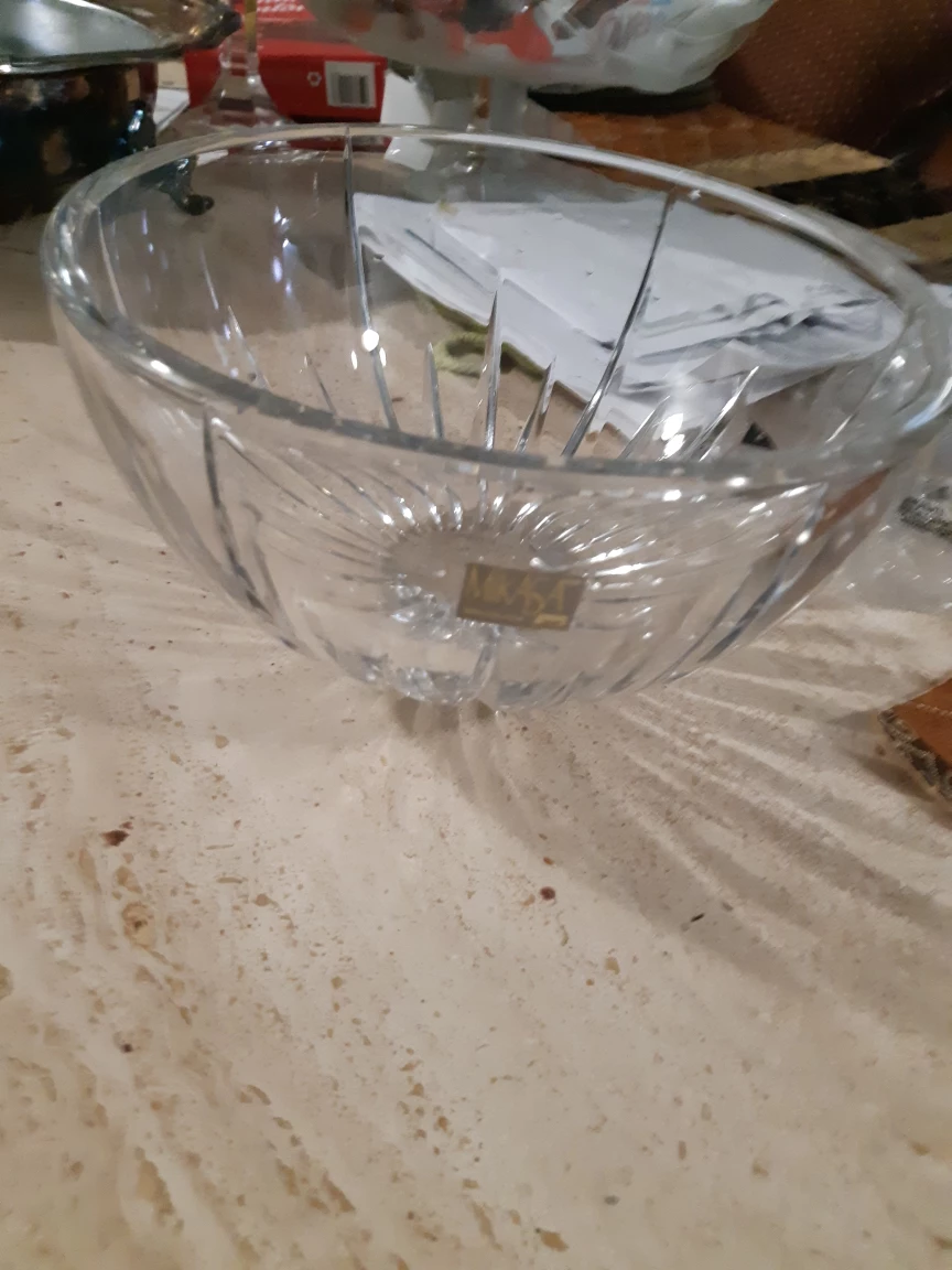 mikasa Crystal Serving Bowl