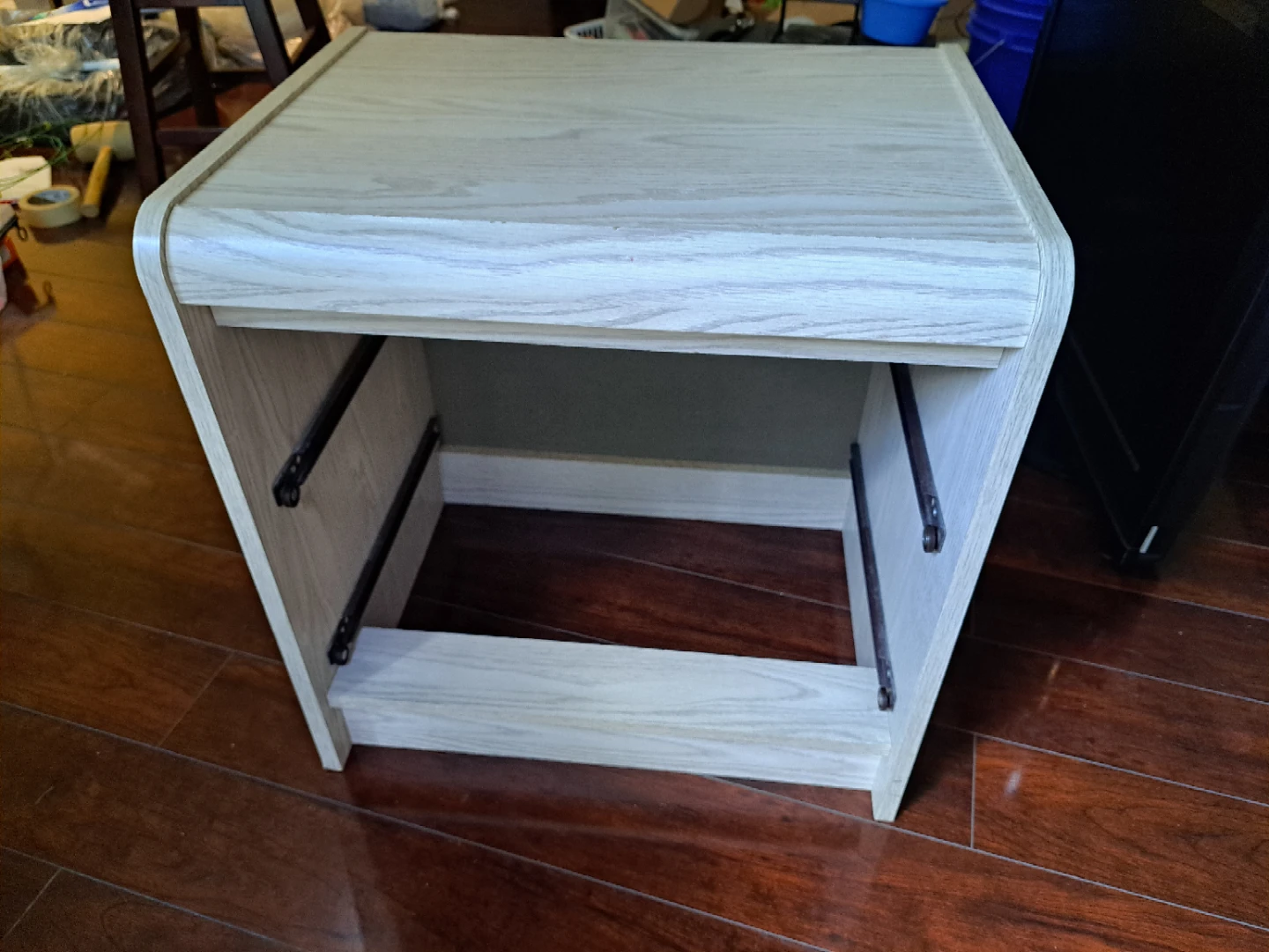 Light Wood Finish Two-Drawer Nightstand - photo 5