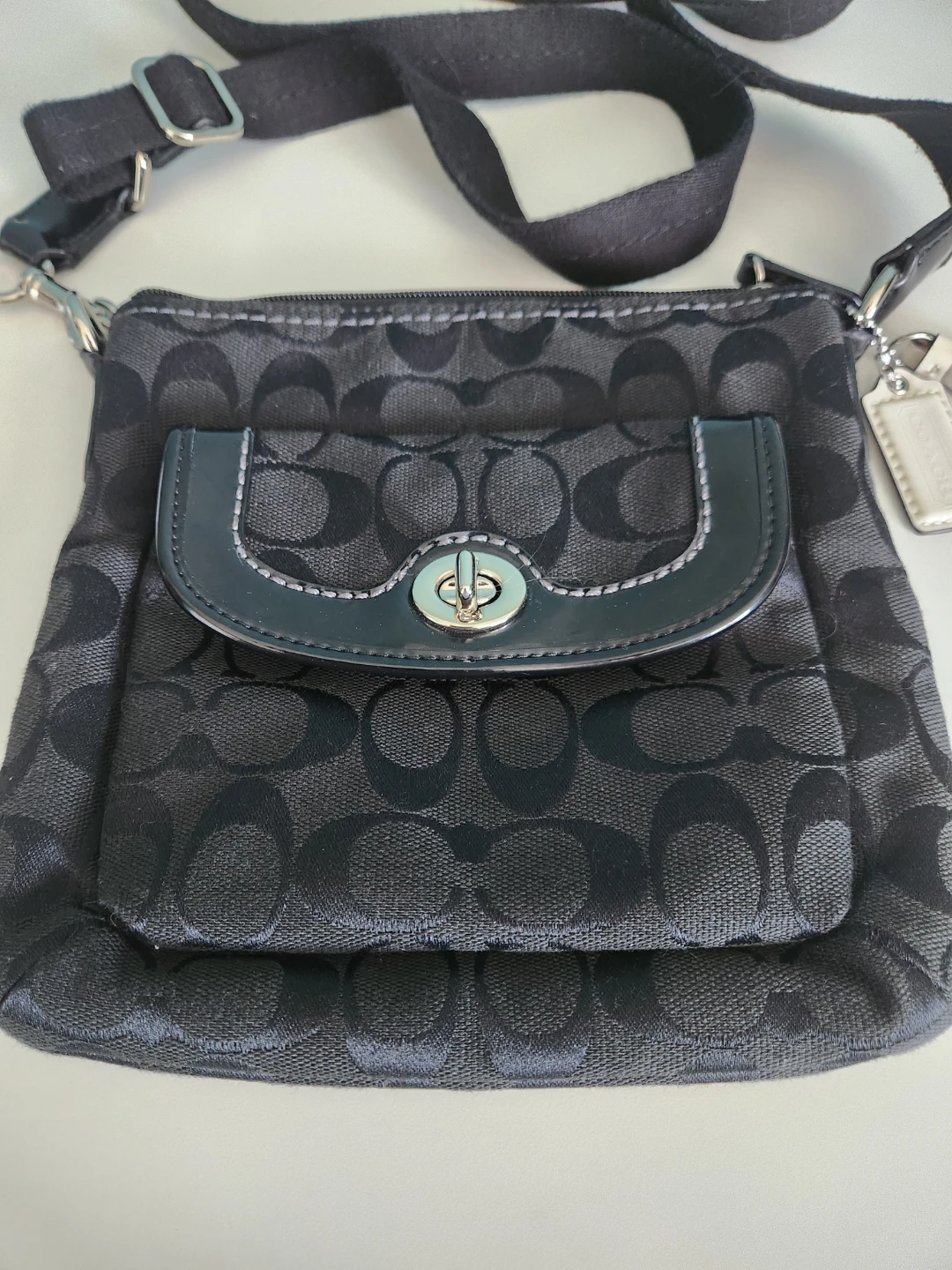 Coach Signature C Monogram Crossbody Bag