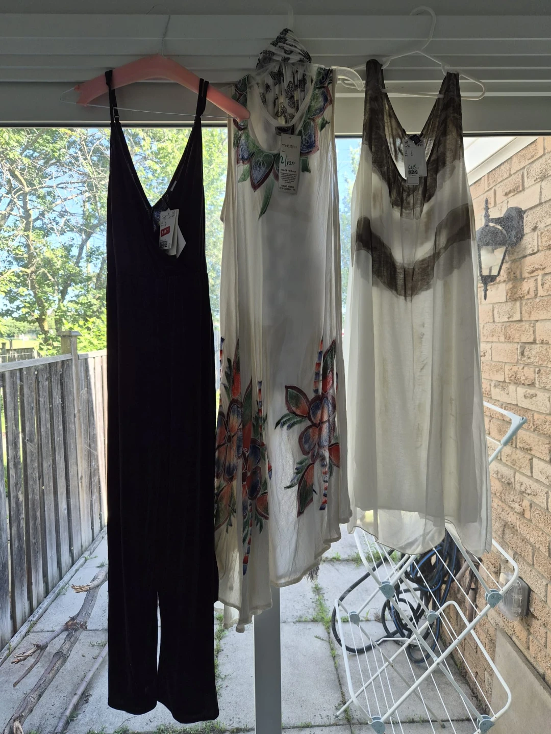 Black Velvet Jumpsuit & light-weight dresses
