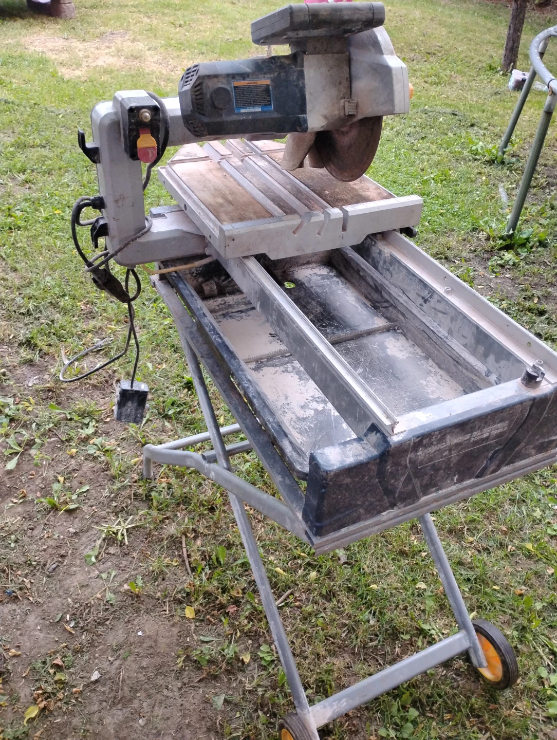 Wet Tile Saw on Stand