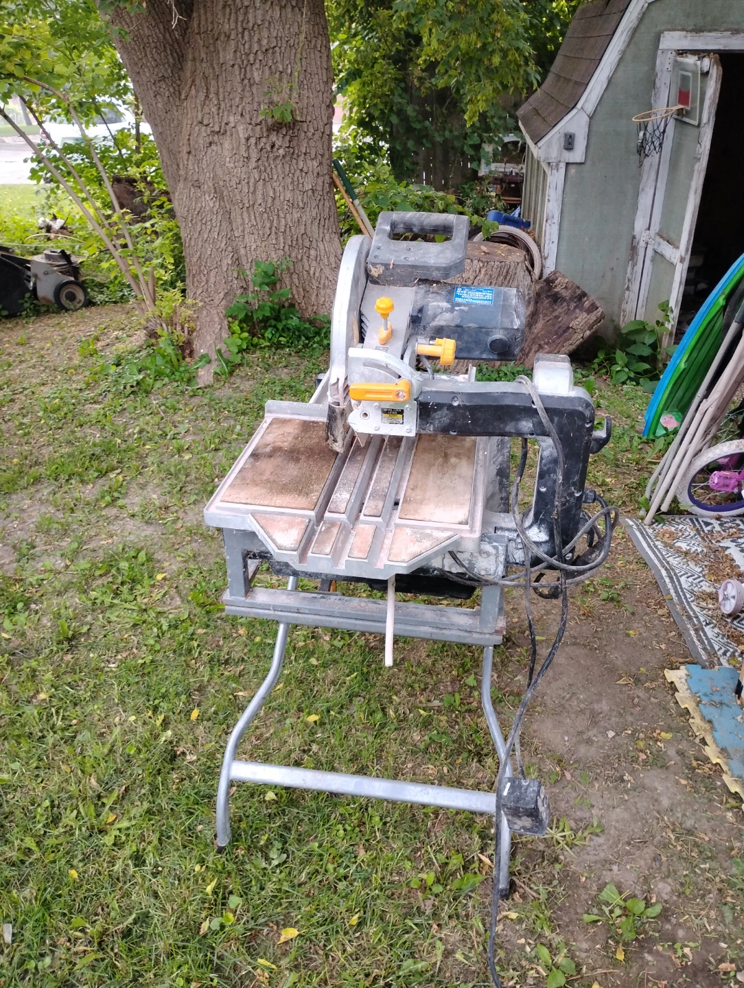Wet Tile Saw on Stand - photo 3