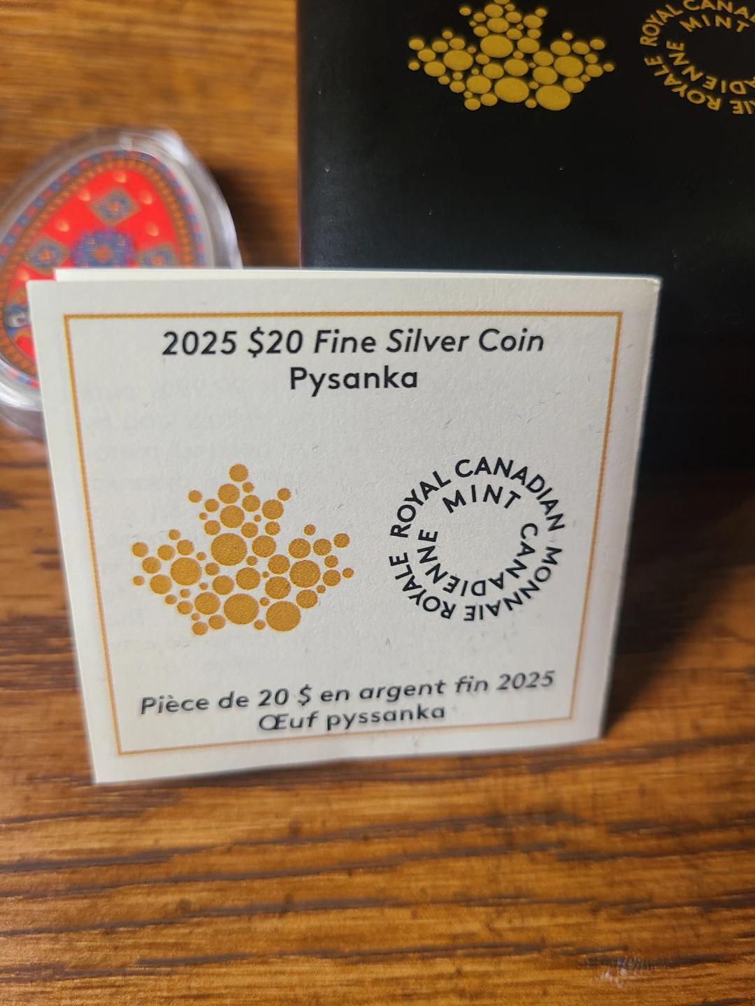 2025 $20 Fine Silver Pysanka Coin - photo 3