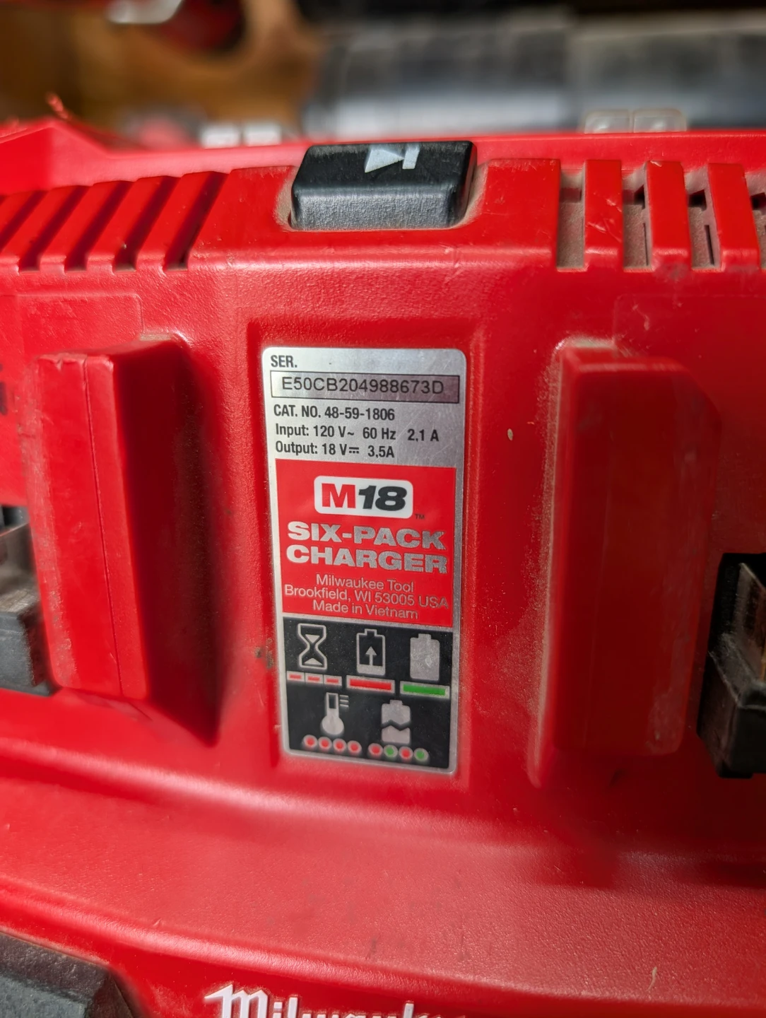 Milwaukee M18 Six-Pack Charger - photo 4