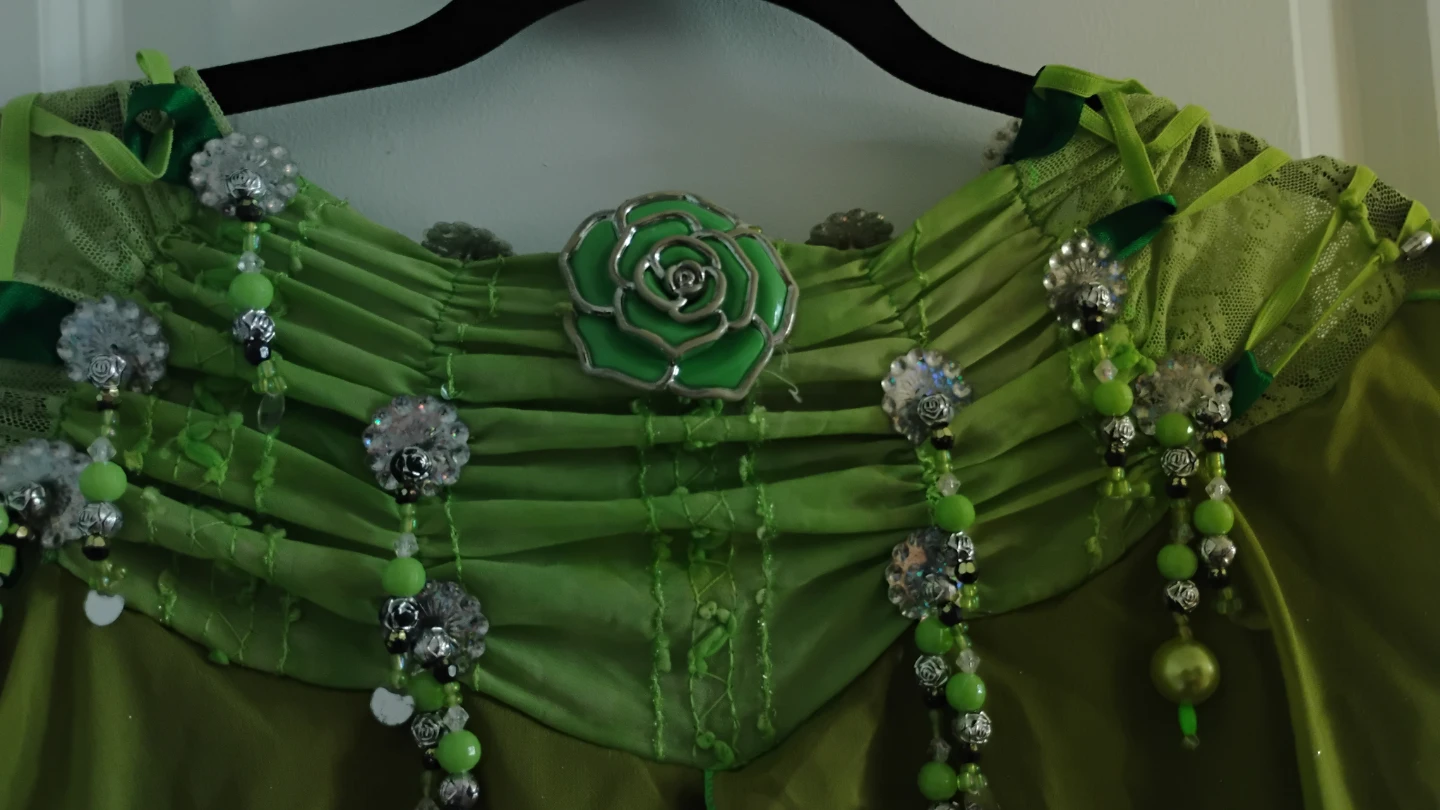 2 piece Belly Dance Costume plus Headband - photo 5