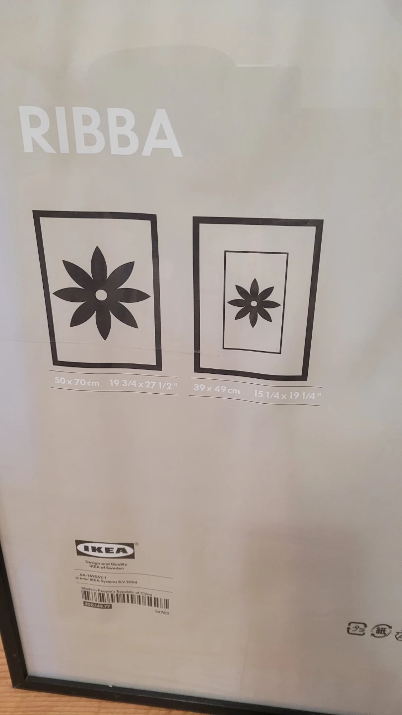 IKEA RIBBA Black Picture Frame - photo 2