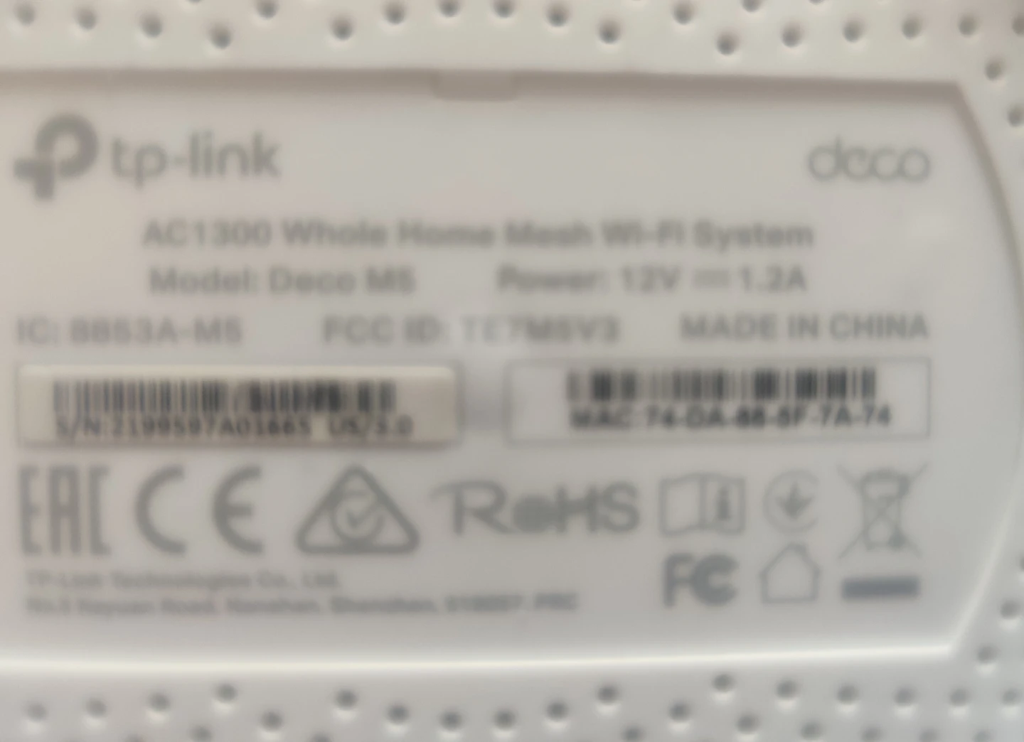 TP-Link Deco M5 AC1300 Whole Home Mesh Wi-Fi System - photo 3