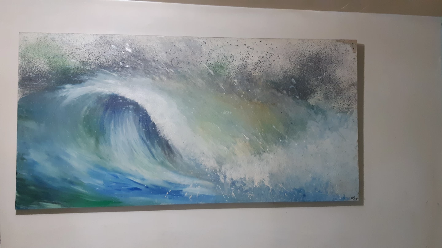 Abstract Wave Painting