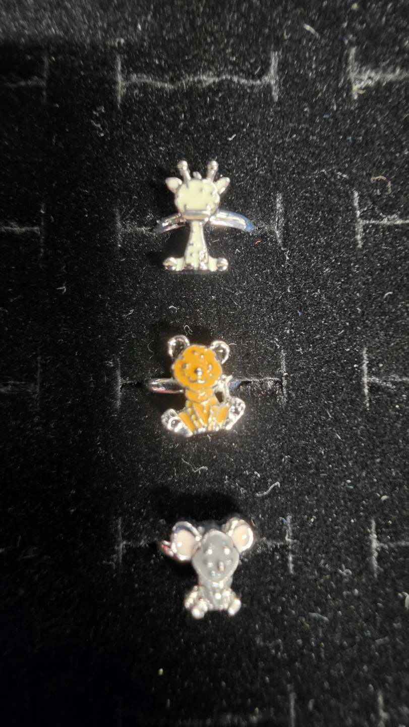 3 Cute Animal Rings - Giraffe, Bear, Koala (680) - photo 2