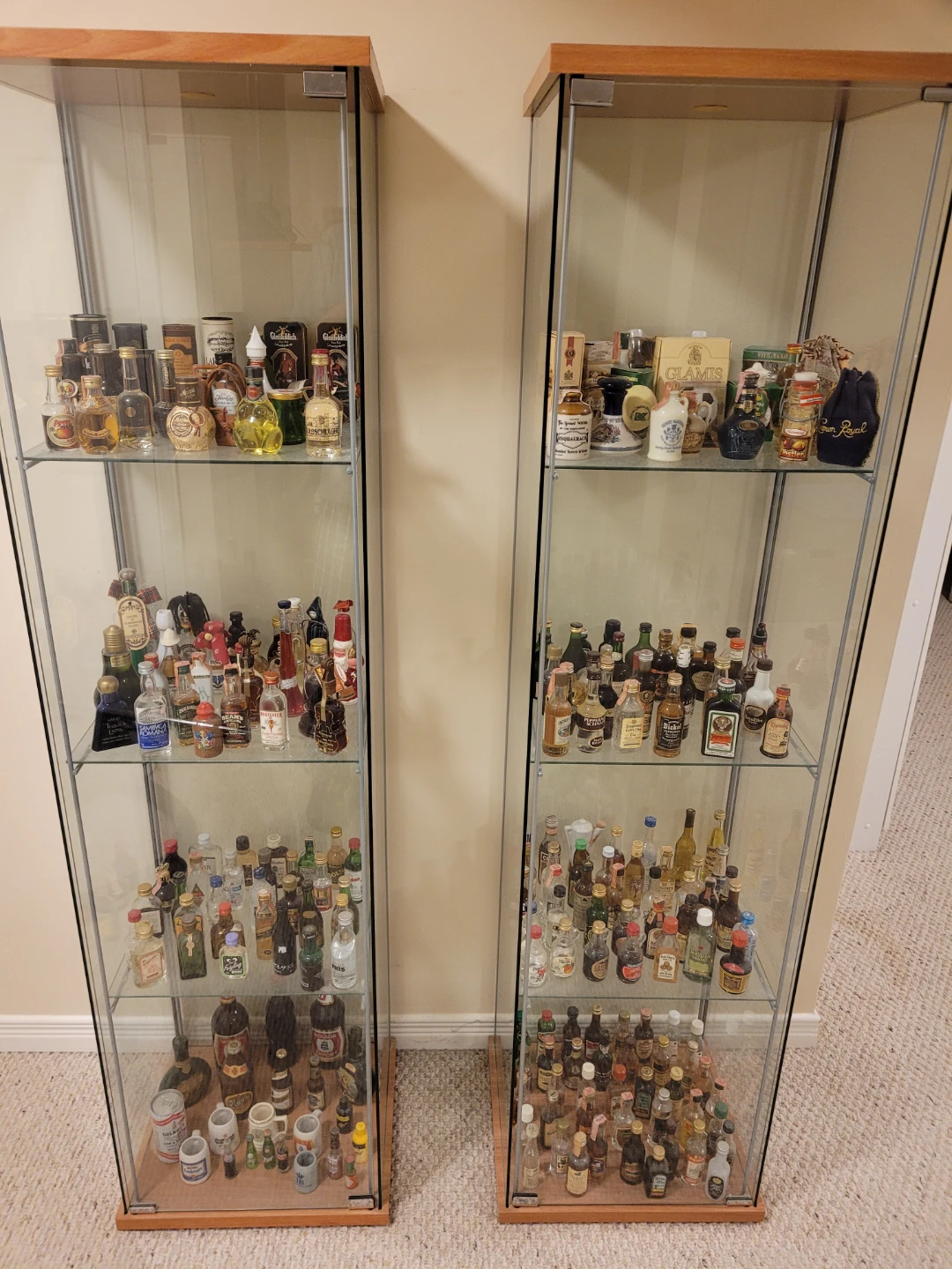 Assorted Miniature Liquor Bottles Collection