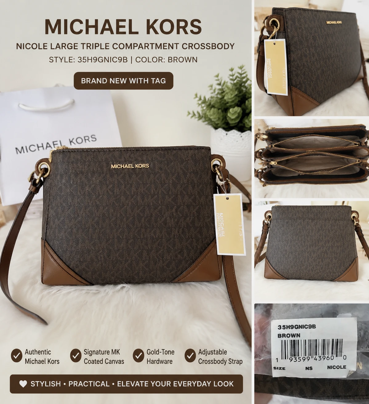 Micheal kors -cross body bag Brand new