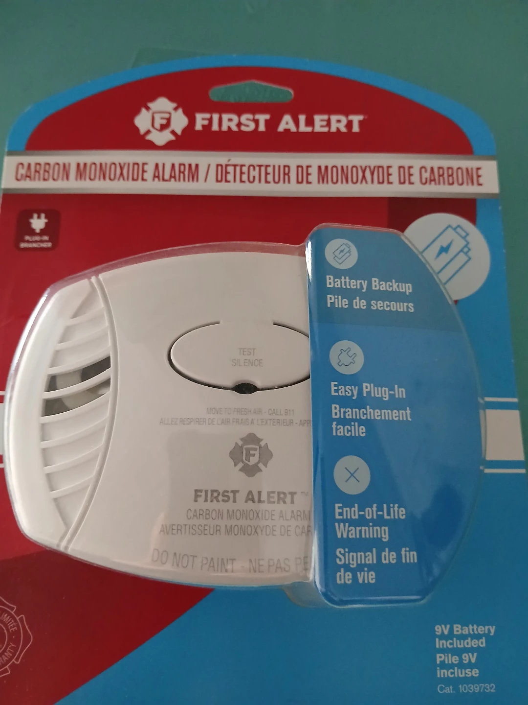 First Alert Carbon Monoxide Alarm