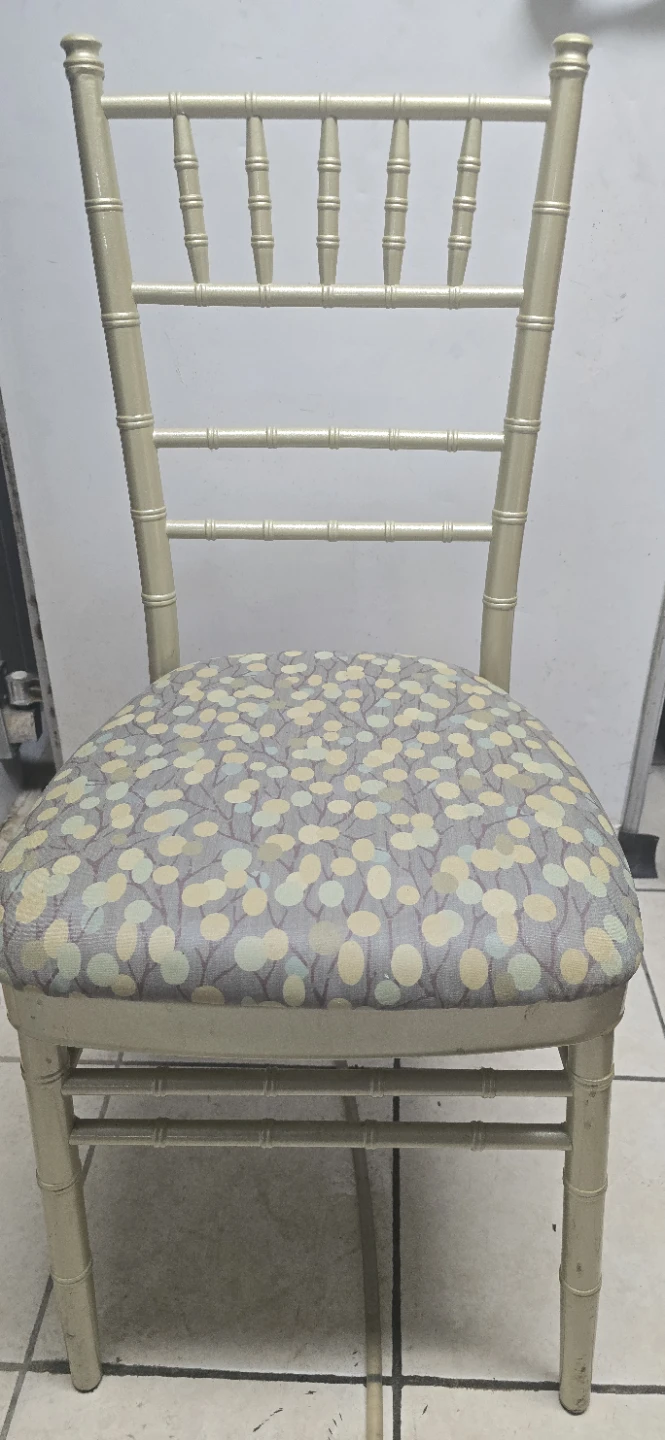 Chivari Chair with Patterned Seat