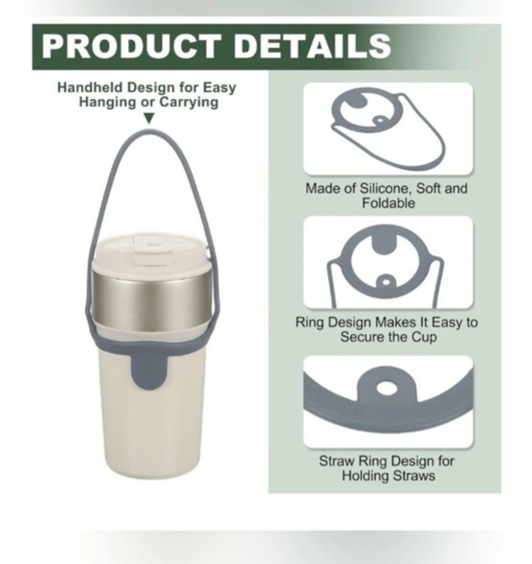 Silicone cup holder