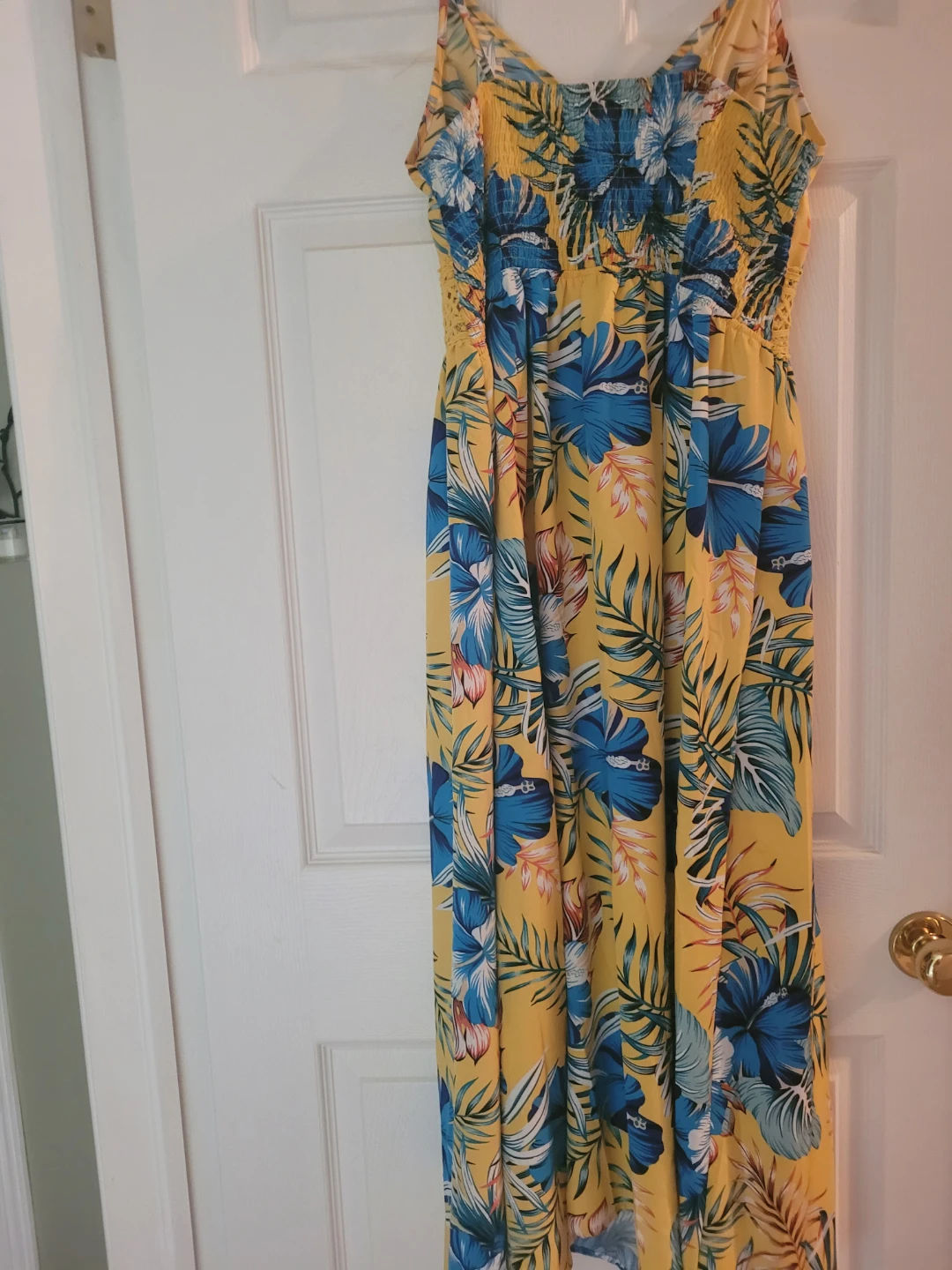 Yellow Floral Maxi Dress - photo 2