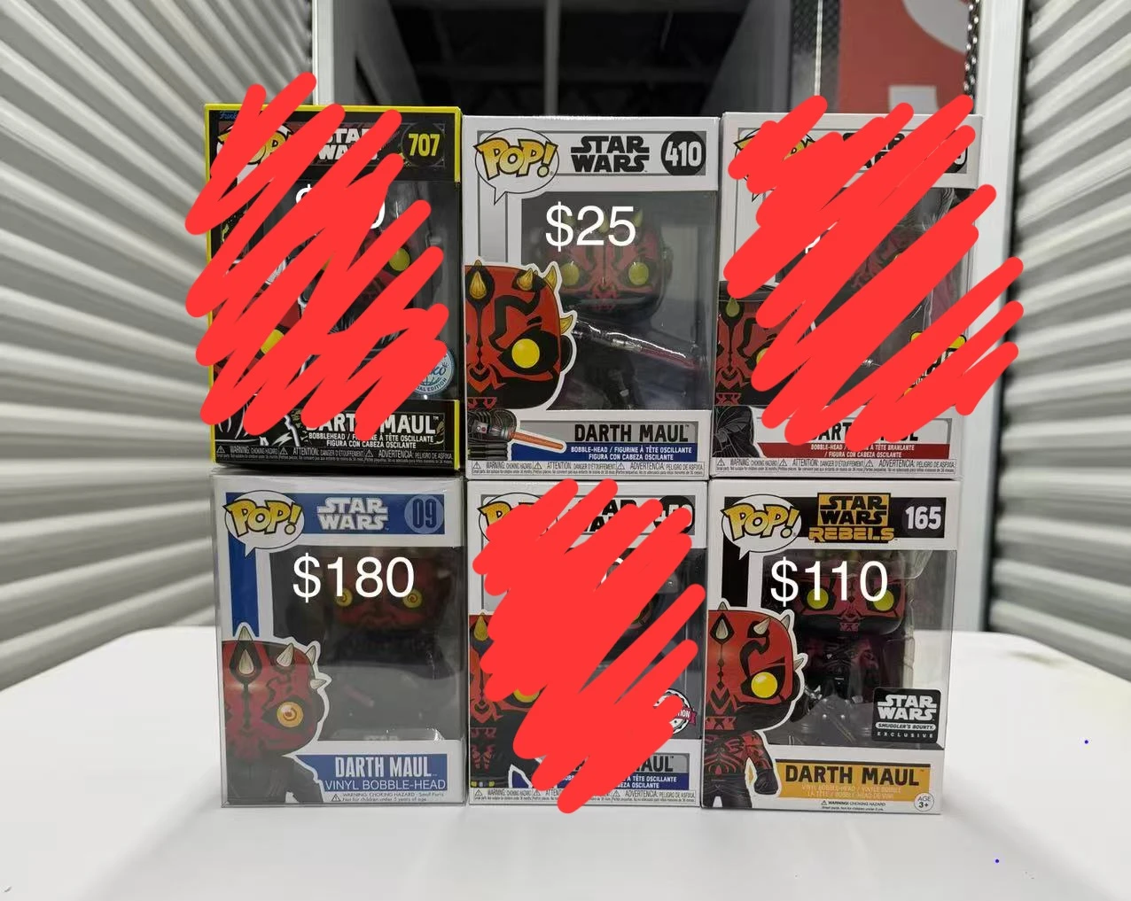 Funko Pop Fan Expo John Cena Mr. T Darth Maul Deathnote - photo 3