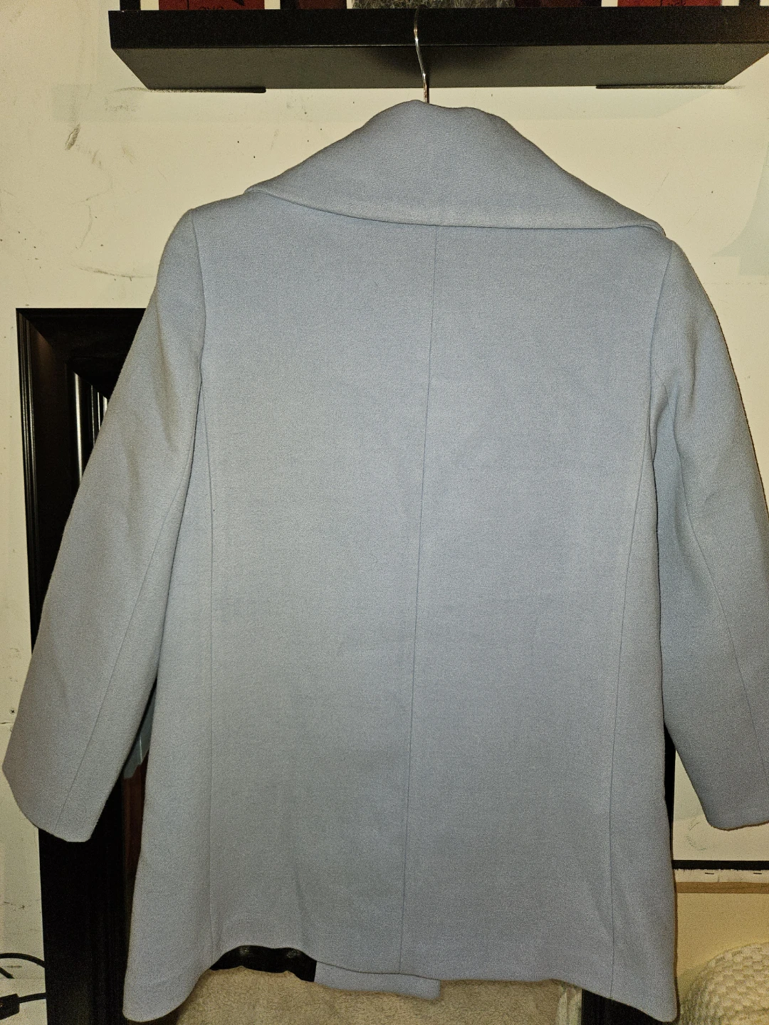 Laura Petites Light Blue Coat Size 8 - photo 3
